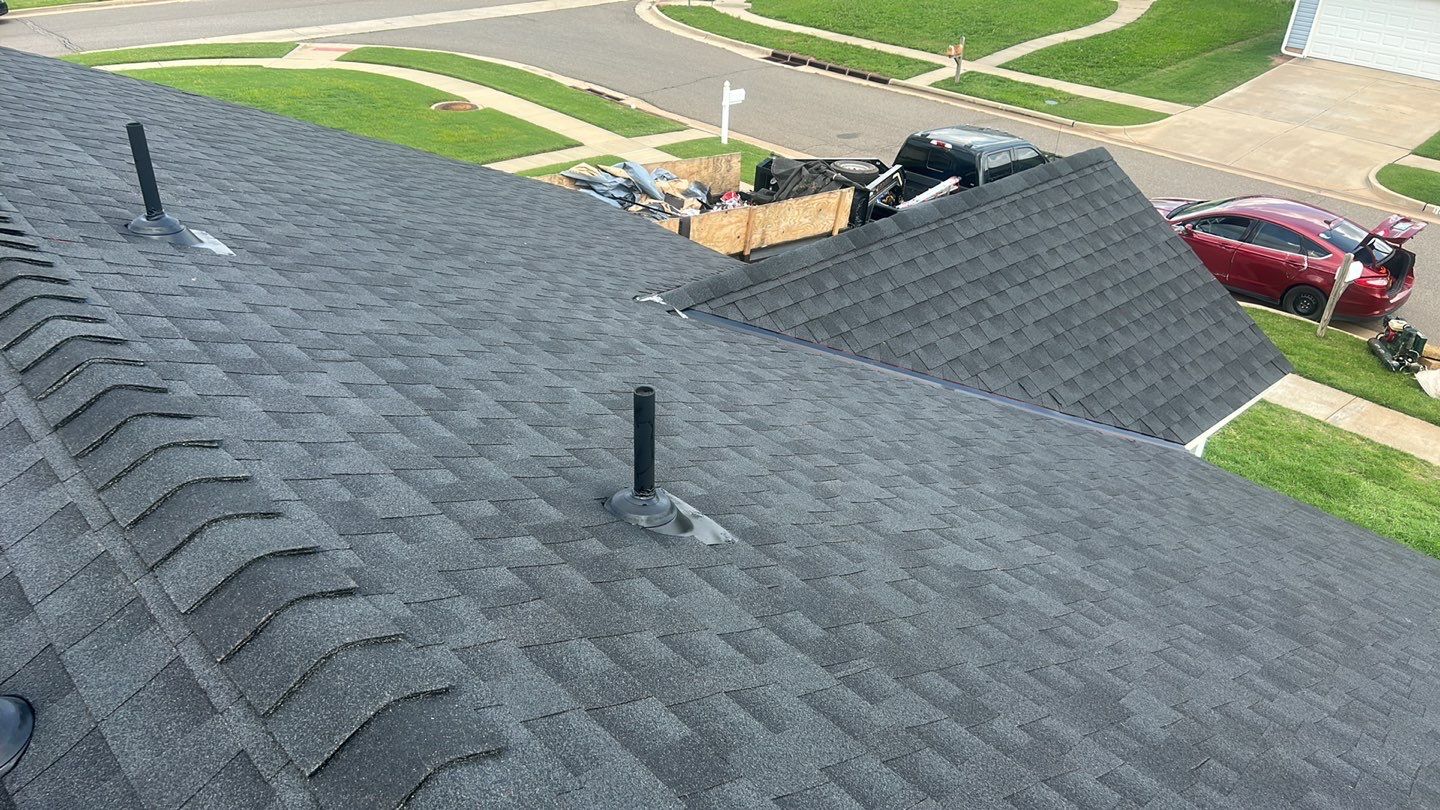 roof and vent replacement in Edmond by McCann's Roofing and Construction