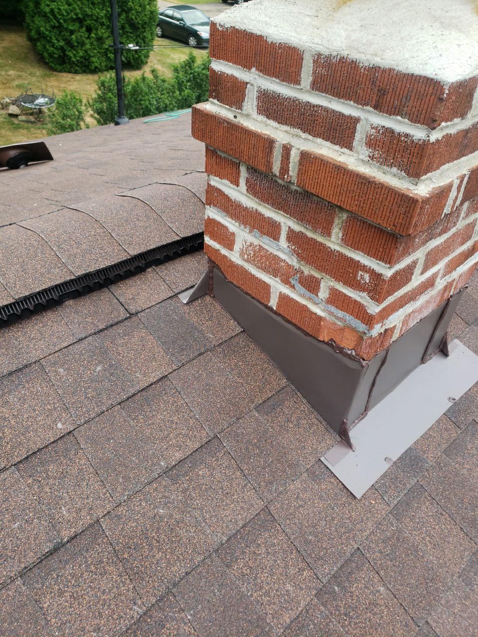 Brand: Atlas Pinnacle Color: Pristine Sunset Drip: White by Eagle Eye Roofing