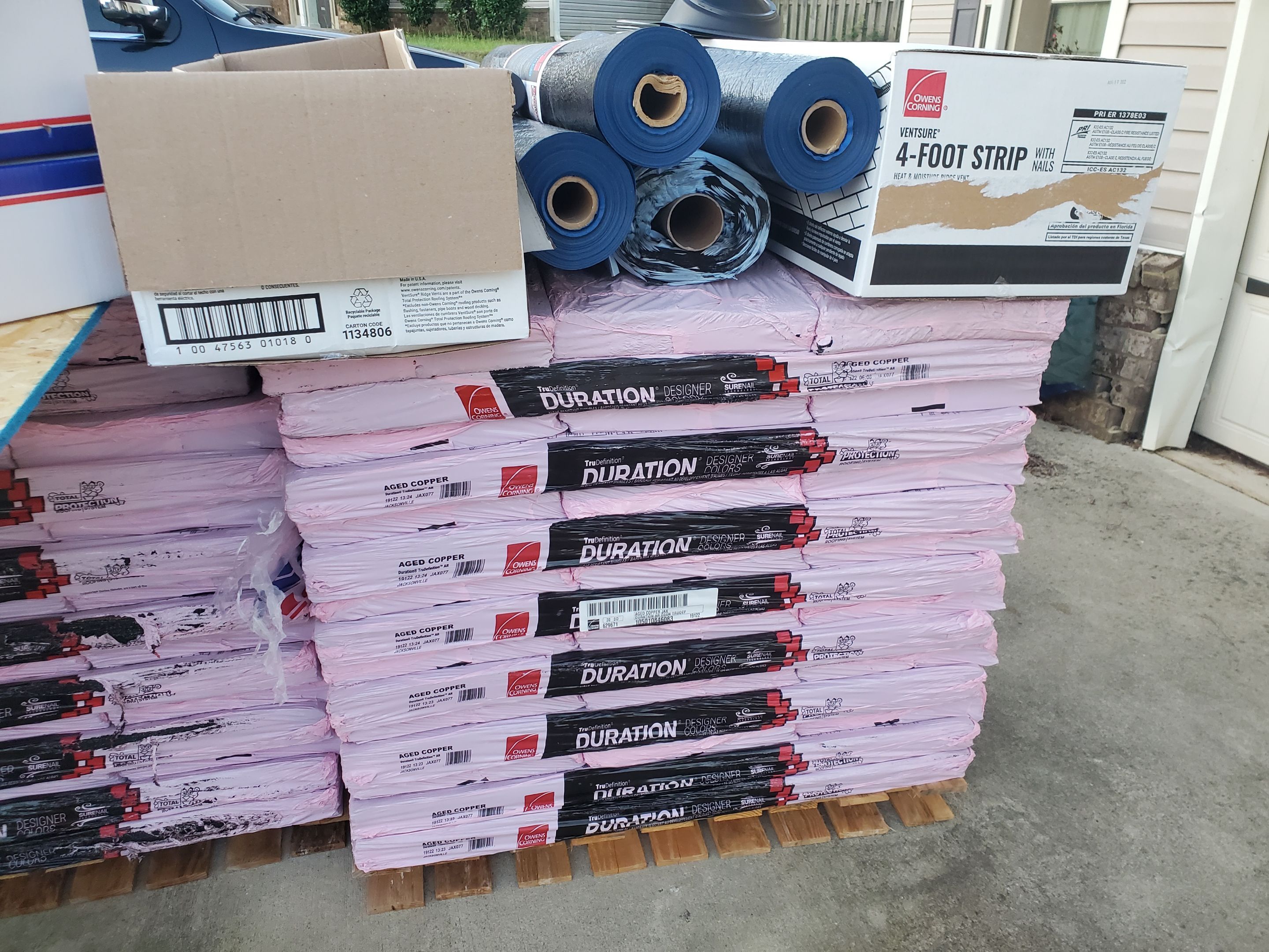 Residential Roofing Installation using Owens Corning by Inspector Roofing and Restoration