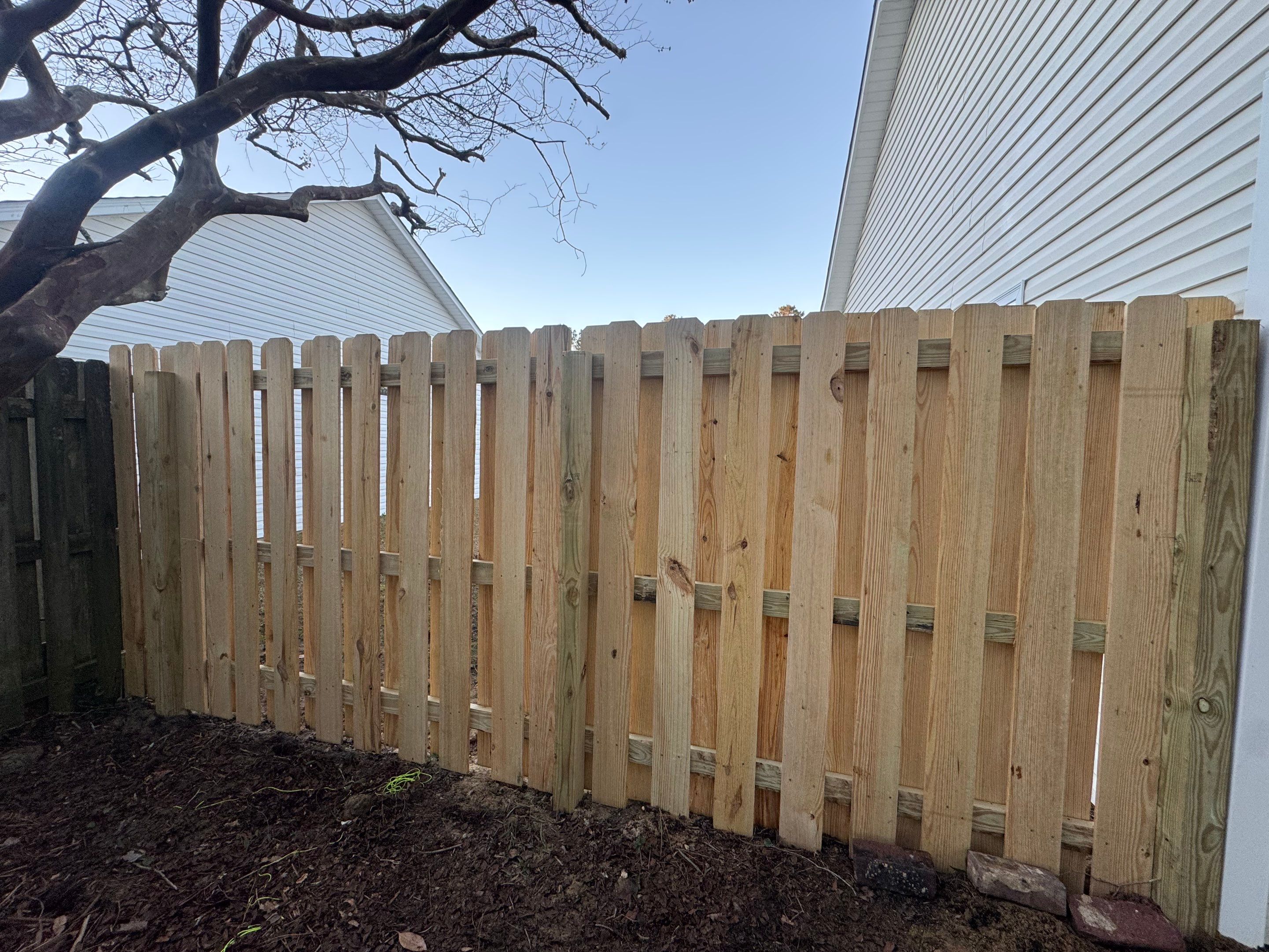 Project in New Bern by Superior Fence and Rail