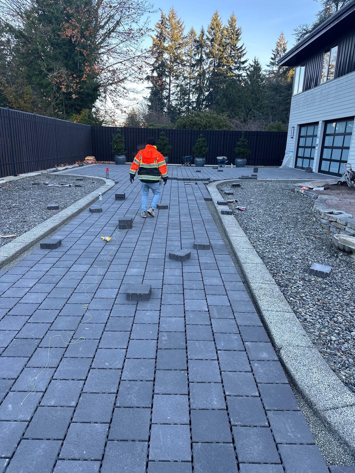 Permeable Pavers Driveway by Jireh Asphalt & Concrete Inc 