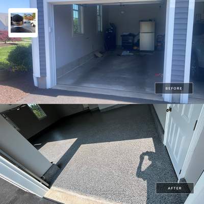 Concrete Floor Coating Transformation