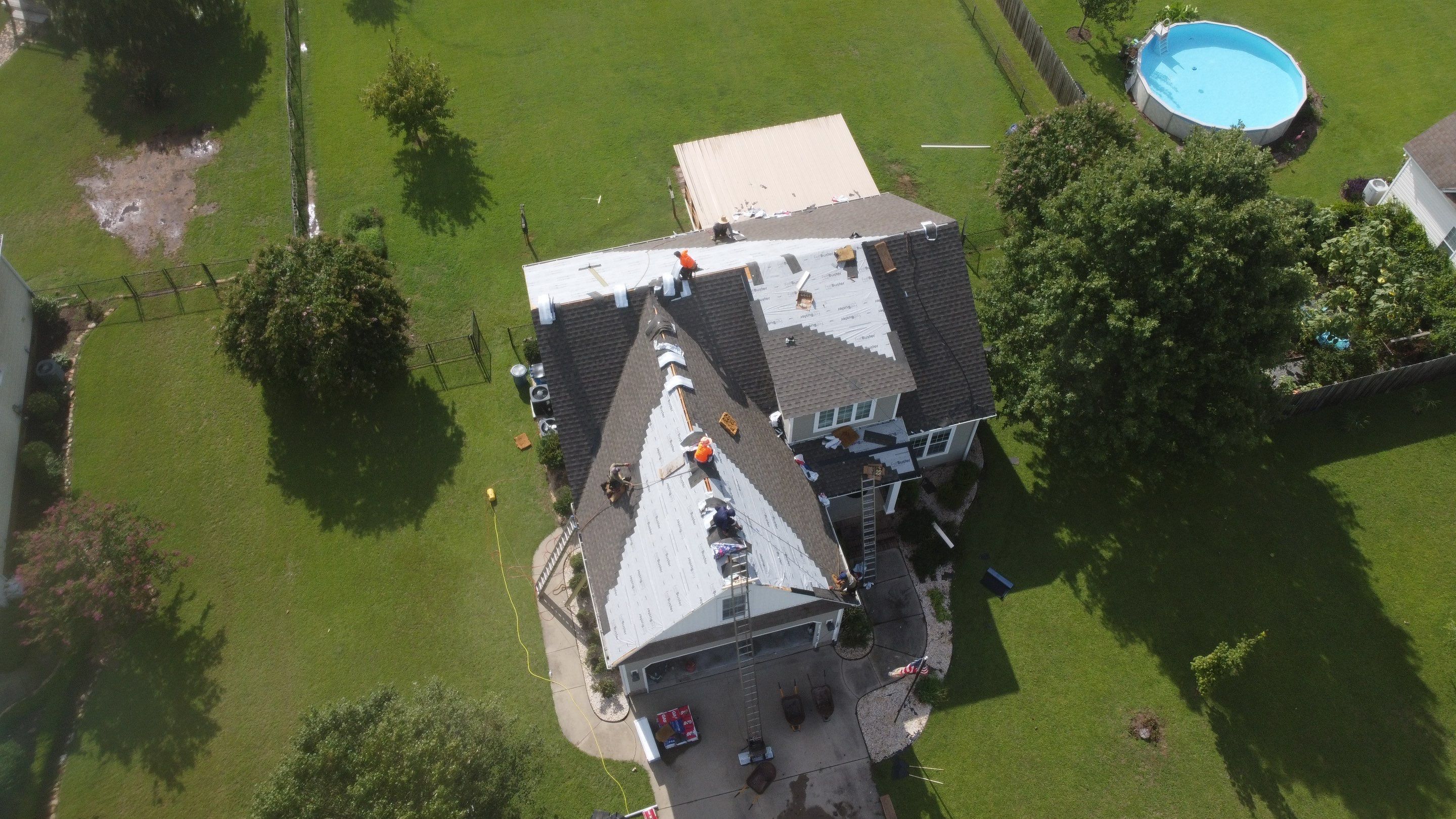 GAF HDZ Weathered Wood by Skybird Roofing