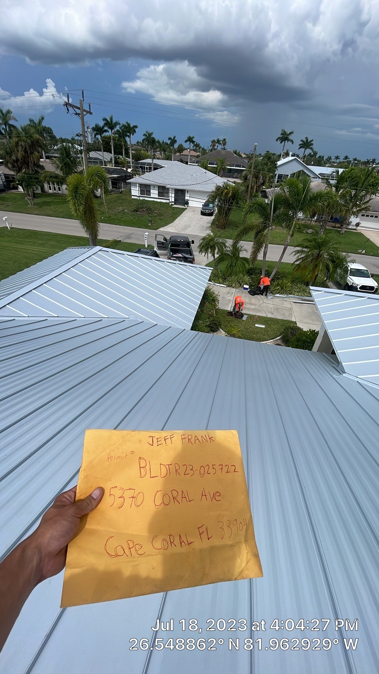 Residential Roofing Installation using Standing Seam Metal by Protek Roofing Heating Air & Solar