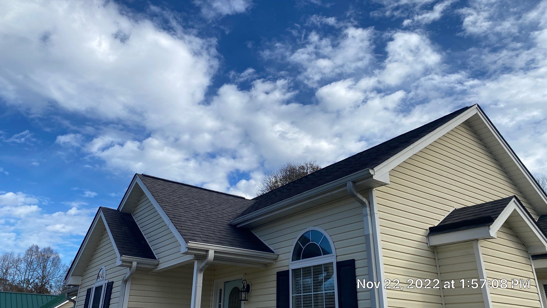 Roof Replacement using Gaf HDZ Charcoal by Just In Time Roofing and Restoration