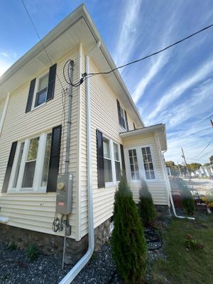 Seamless Gutter Installation with Crown Molding Adjustment | Maynard, MA
