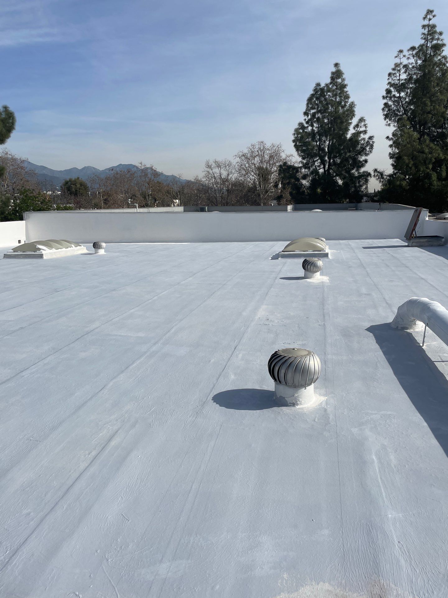 Silicone Coating - Commercial Property in Irwindale by Hull Brothers Roofing