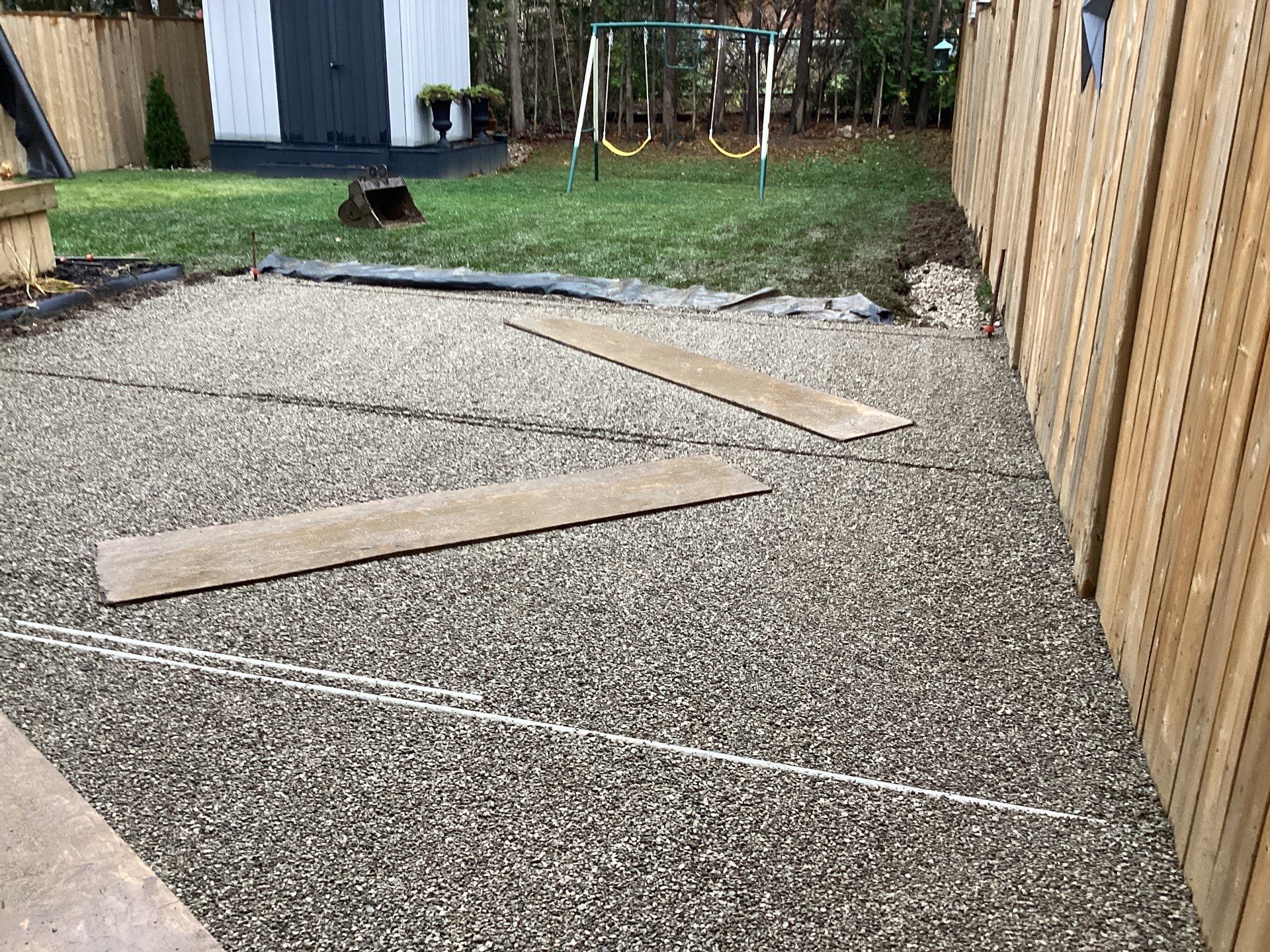 Front Entrance & Lounge Patio by Soares Landscaping