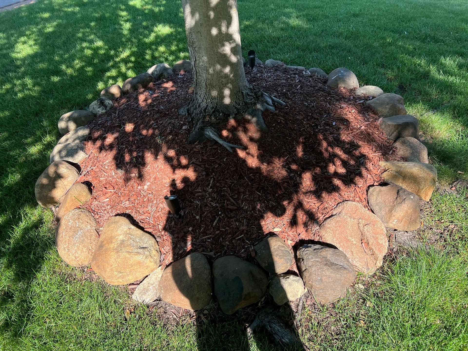 Rust removal by Northern Power Washing LLC.