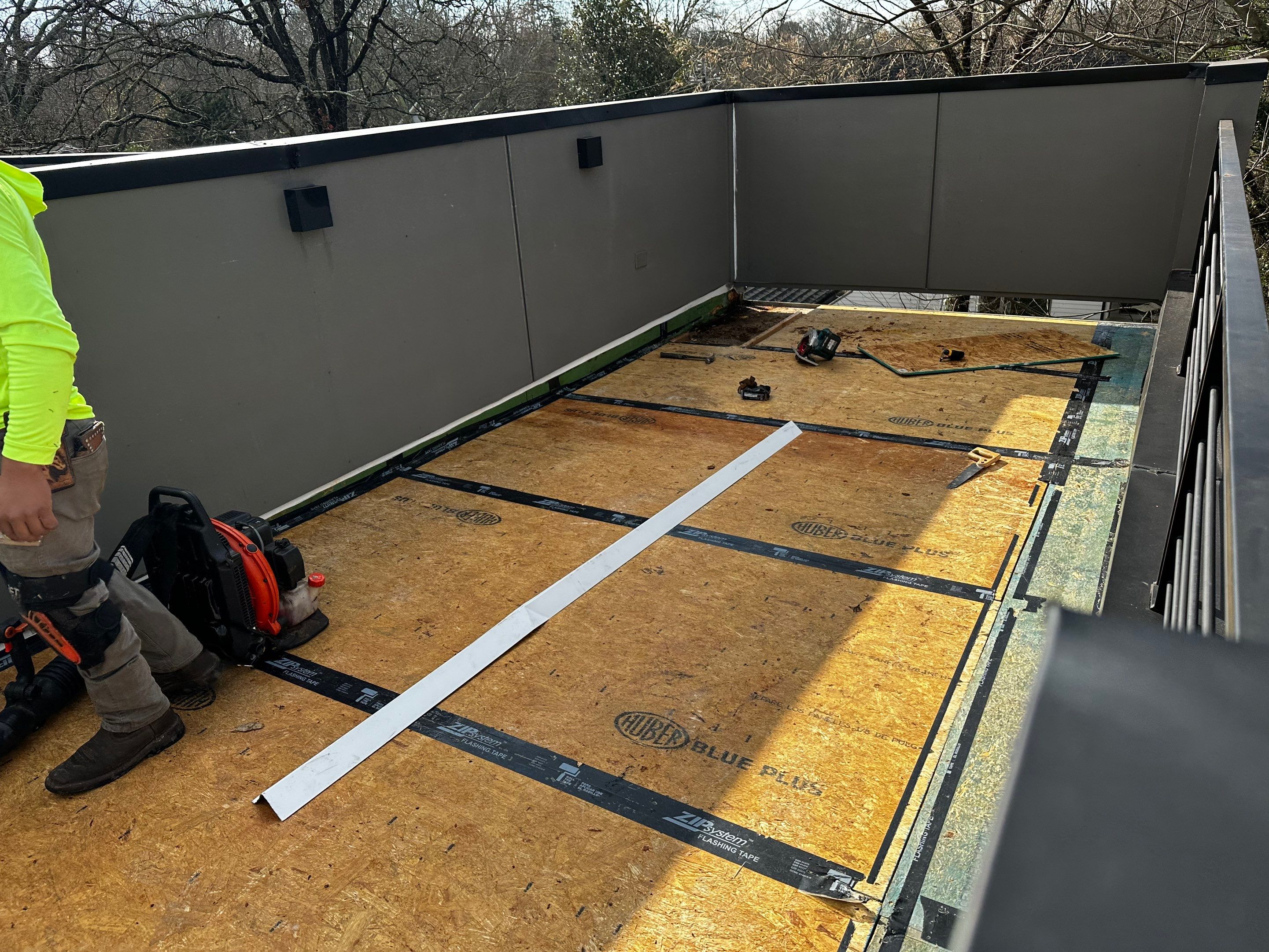 Commercial Roofing Installation using firestone TPO by Nailed It Roofing & Remodeling LLC