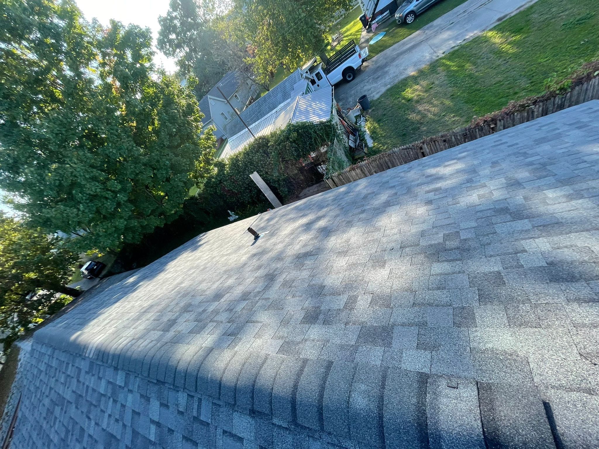 Residential Roofing Installation using Owens Corning TruDefinition Duration - Estate Gray by A Plus Exterior