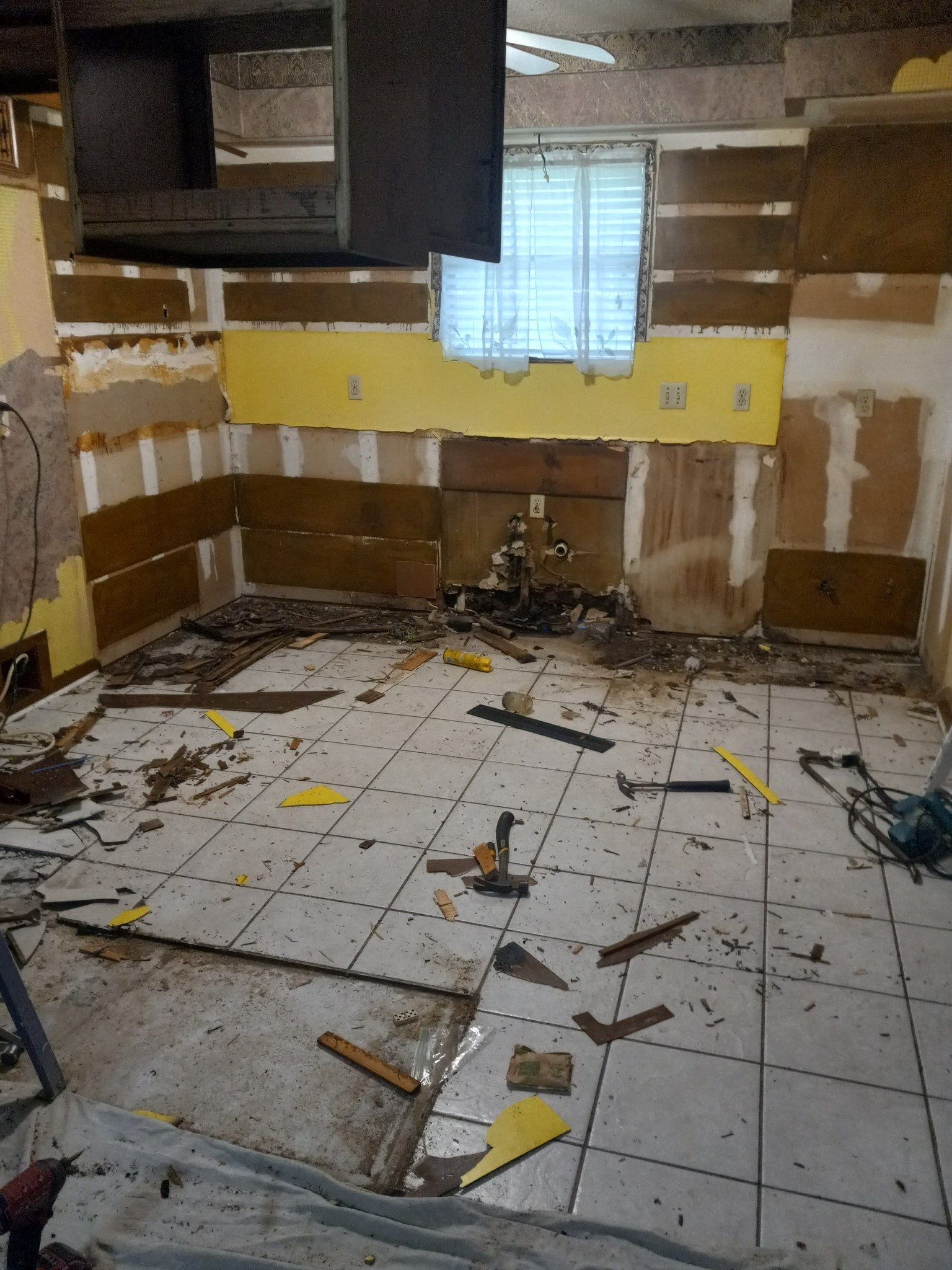 Fire Damaged Kitchen Restored and Remodled - Project in Dayton, TX by Harden Enterprise Services LLC