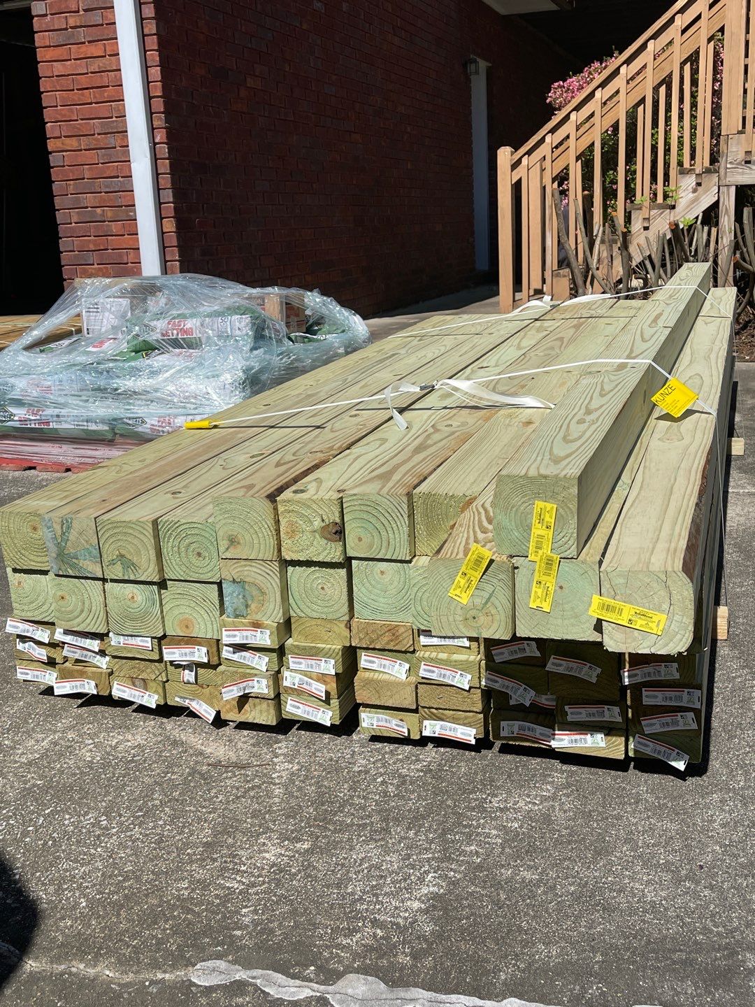 Shades Pointe Lane - Deck Installation  by Pillar and Pine