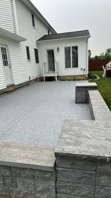 Silverado garage floor and patio coating 