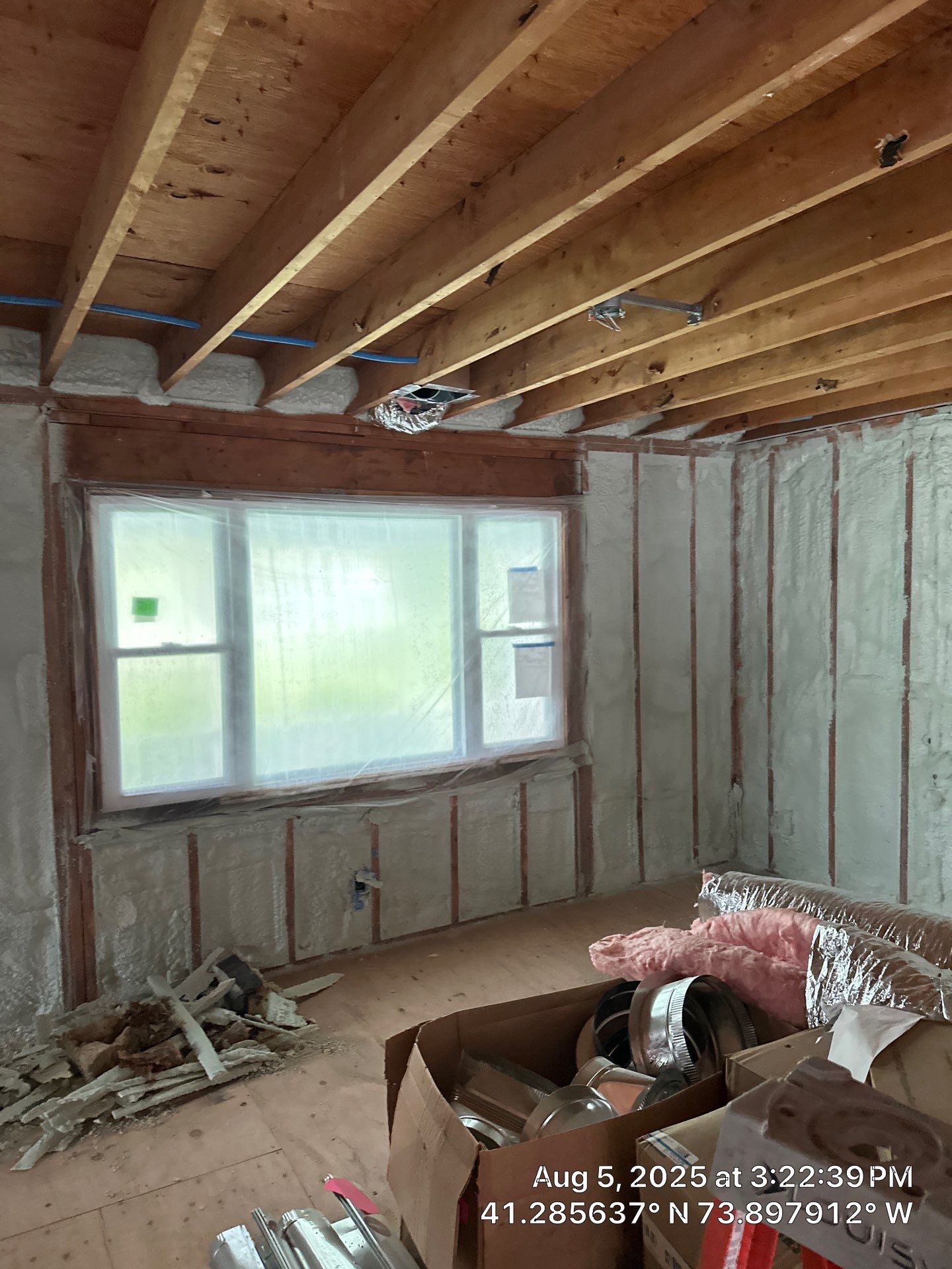 Home Remodel using Closed Cell Spray Foam by NYS Foam & Energy