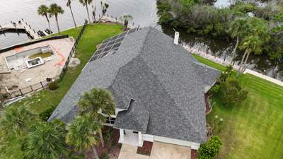 Tamko Titan Roof Replacement with Decking Repairs in Merritt Island