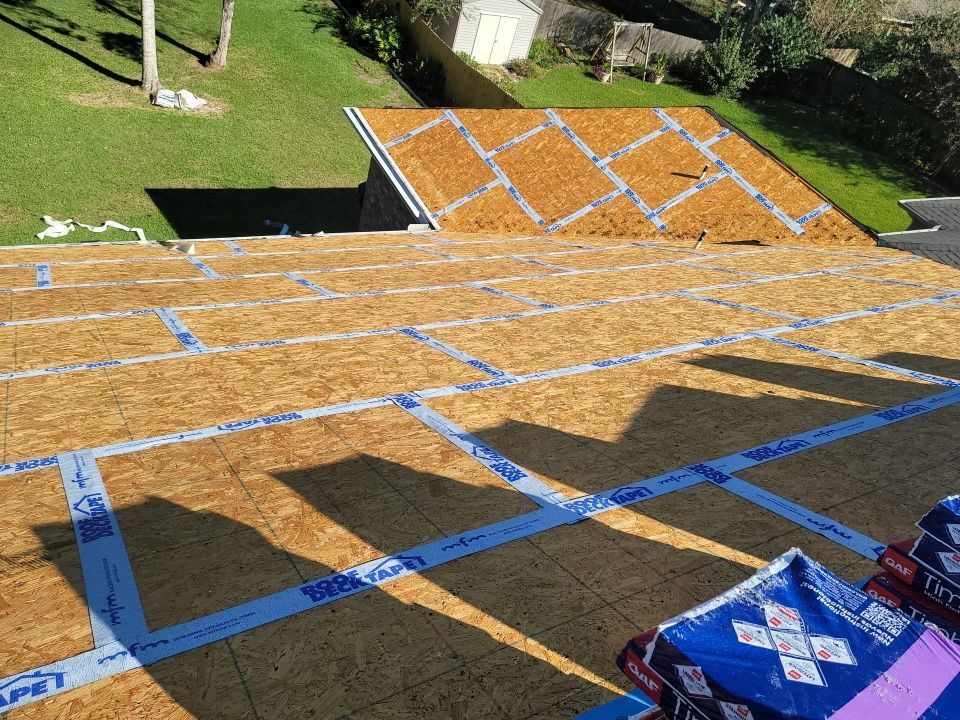 Residential Roofing Installation using Roof Replacement by American Roofing & Construction LLC