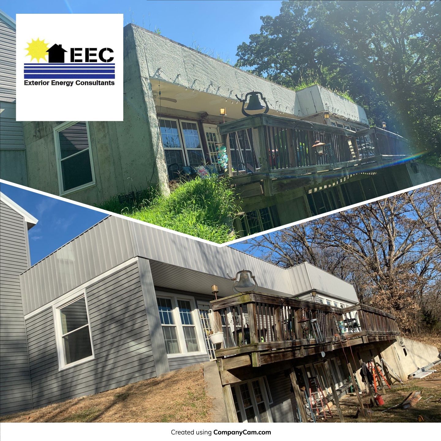 Contemporary house Siding Installation using Mastic Premium Vinyl siding  by EEC  Windows, Siding & Roofing 