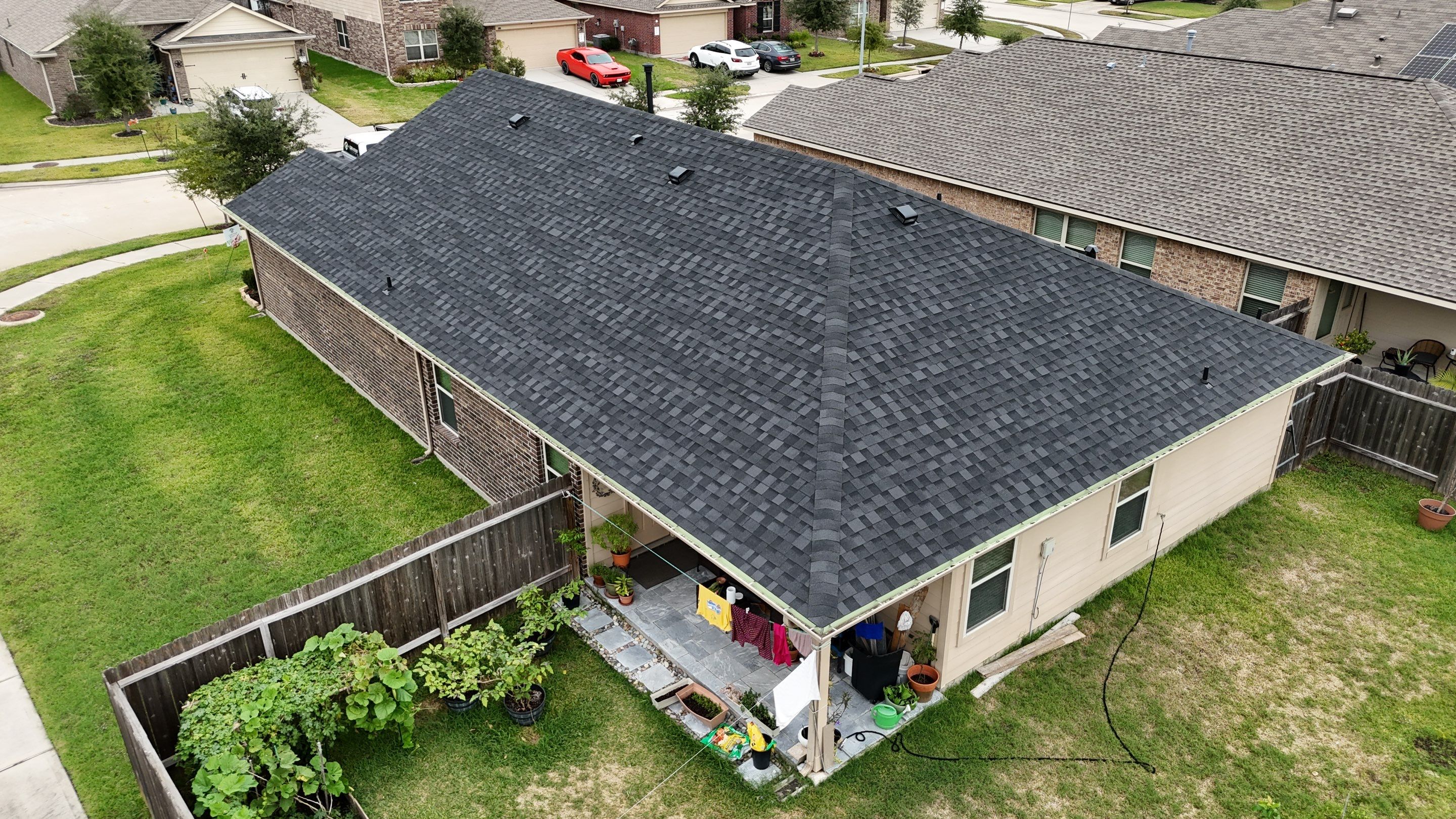 Roof Replacement completed after Insurance approval in Tomball by Core Four Roofing