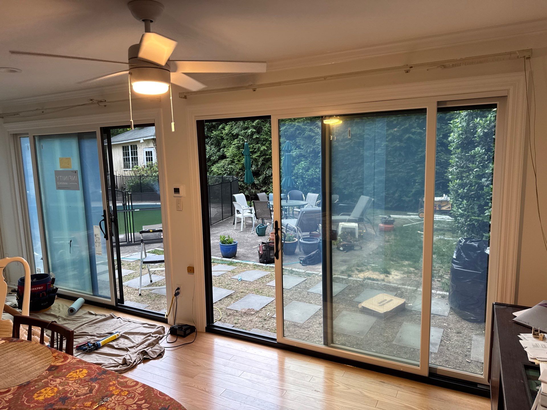 Infinity By Marvin Patio Door Installation by DiGiorgi Roofing and Siding Inc