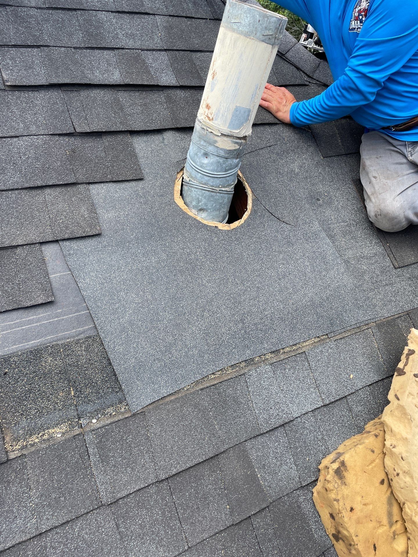Hail Damage using Owen's Corning Duration (Lifetime) Shingles by Roof Repair Services LLC
