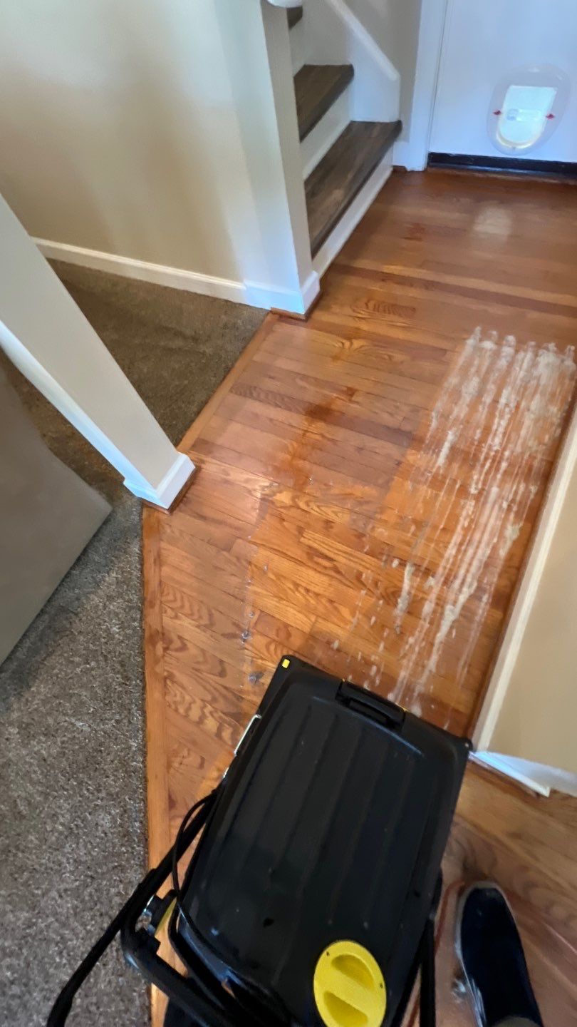 Hardwood Renewal  using Finish Em by Monster Clean