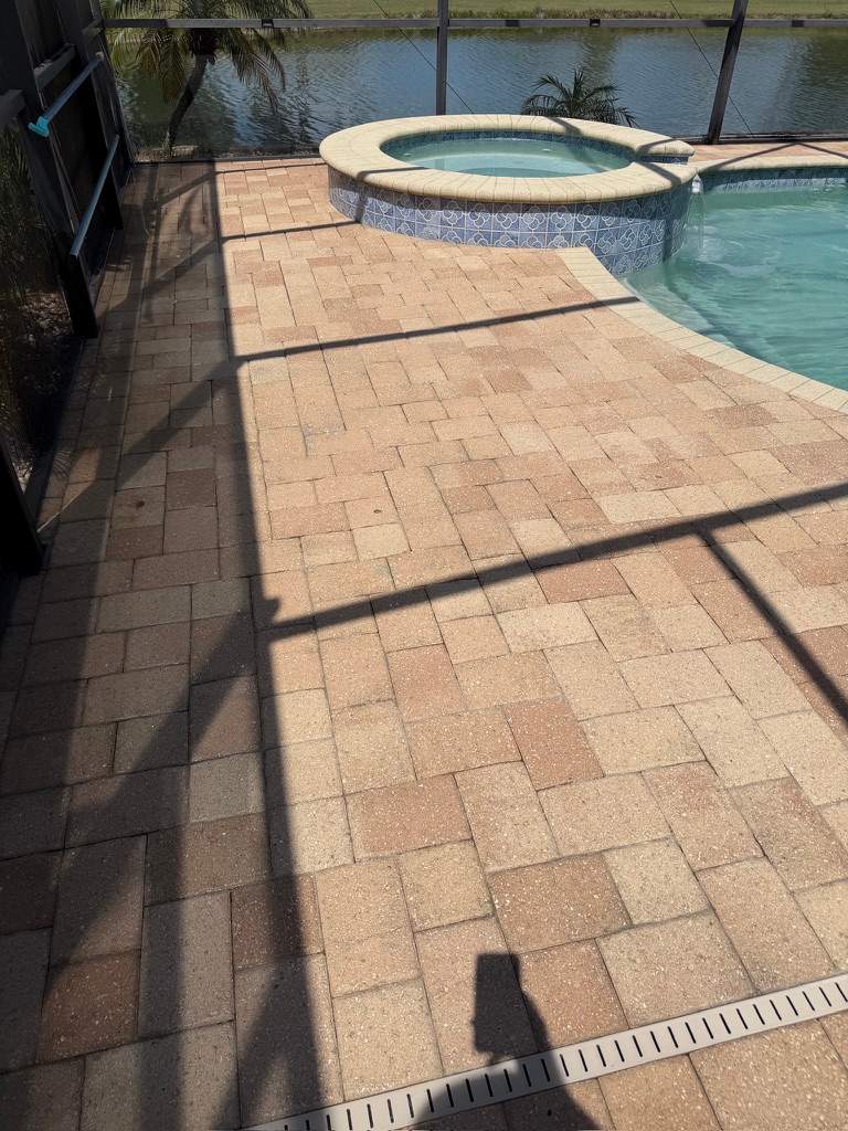 Professional Paver Sealing and Restoration for La Paloma Sun City Center Pool Deck by Supreme Paver Experts