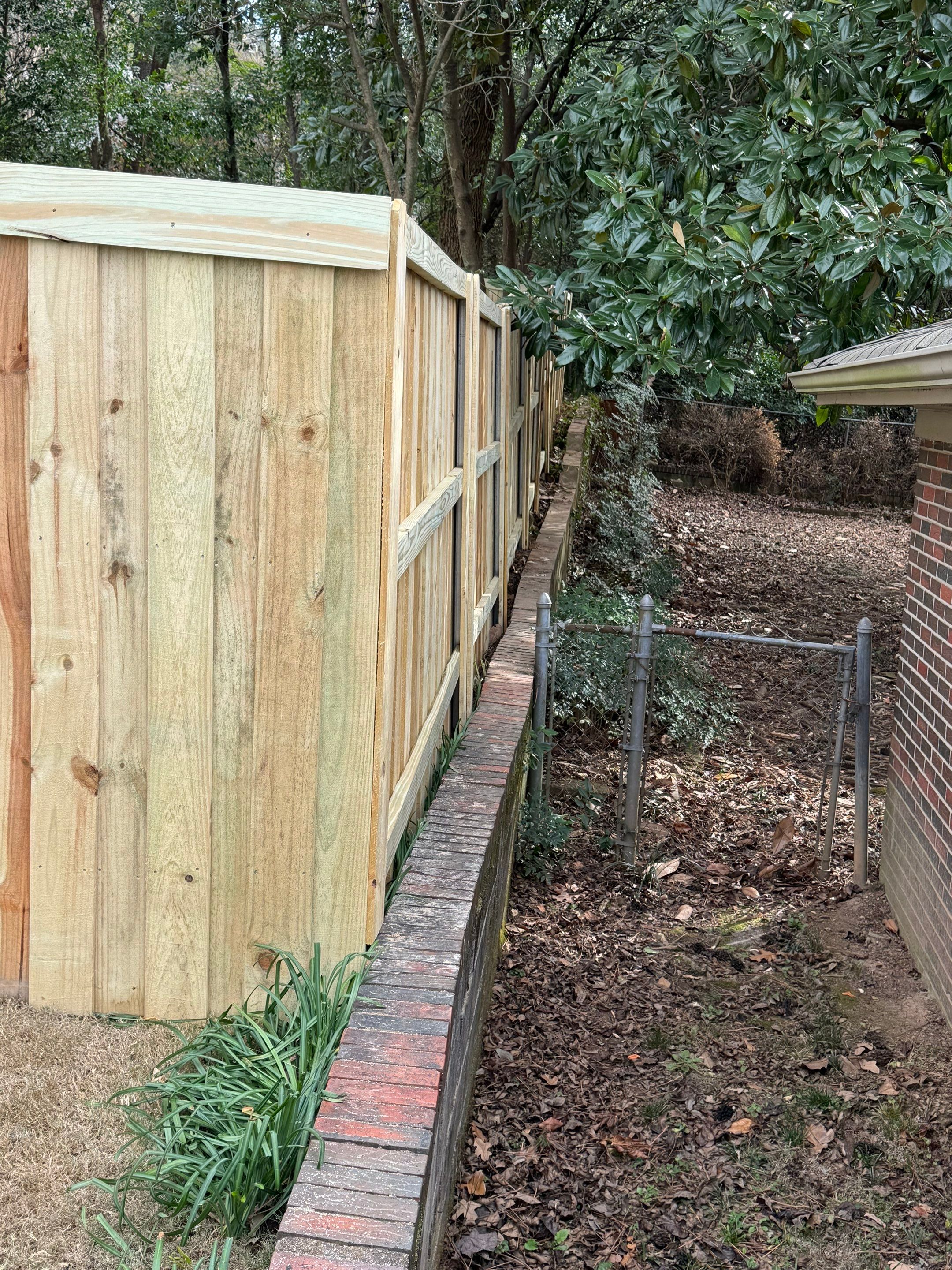 Crestline - Board on Board Fence by Pillar and Pine