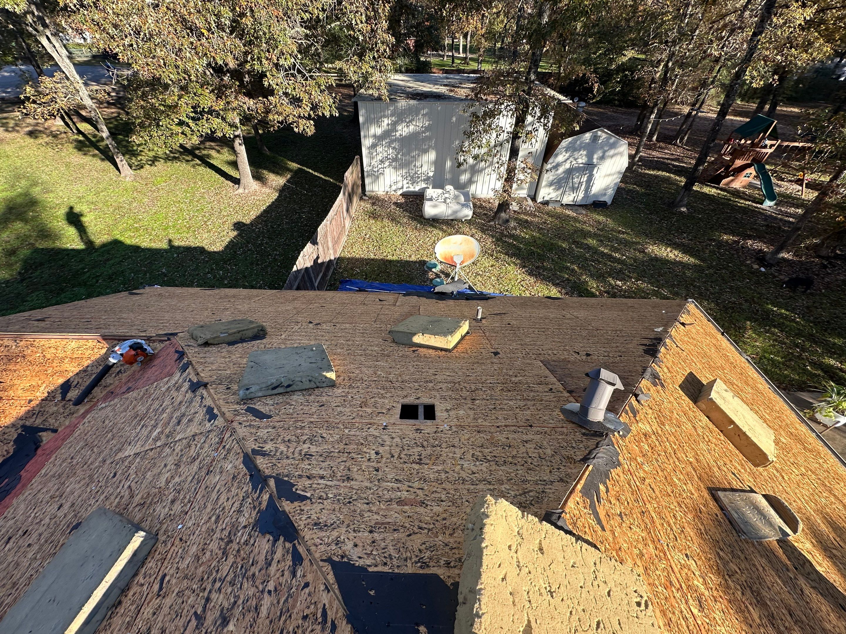 Residential Roofing Installation using GAF Timberline HDZ in Montgomery by Core Four Roofing