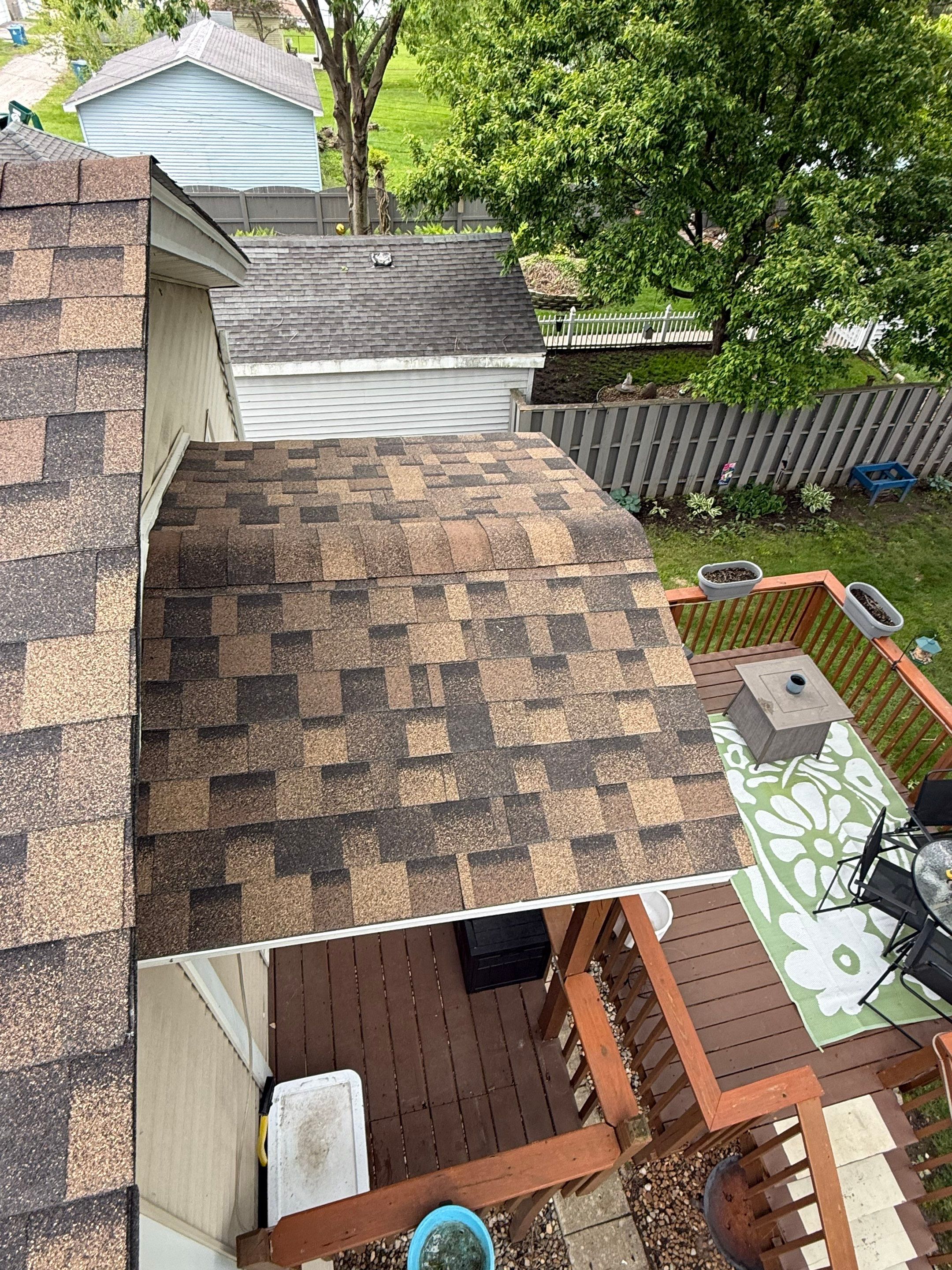Roof replacement by Optimal Home Improvement 
