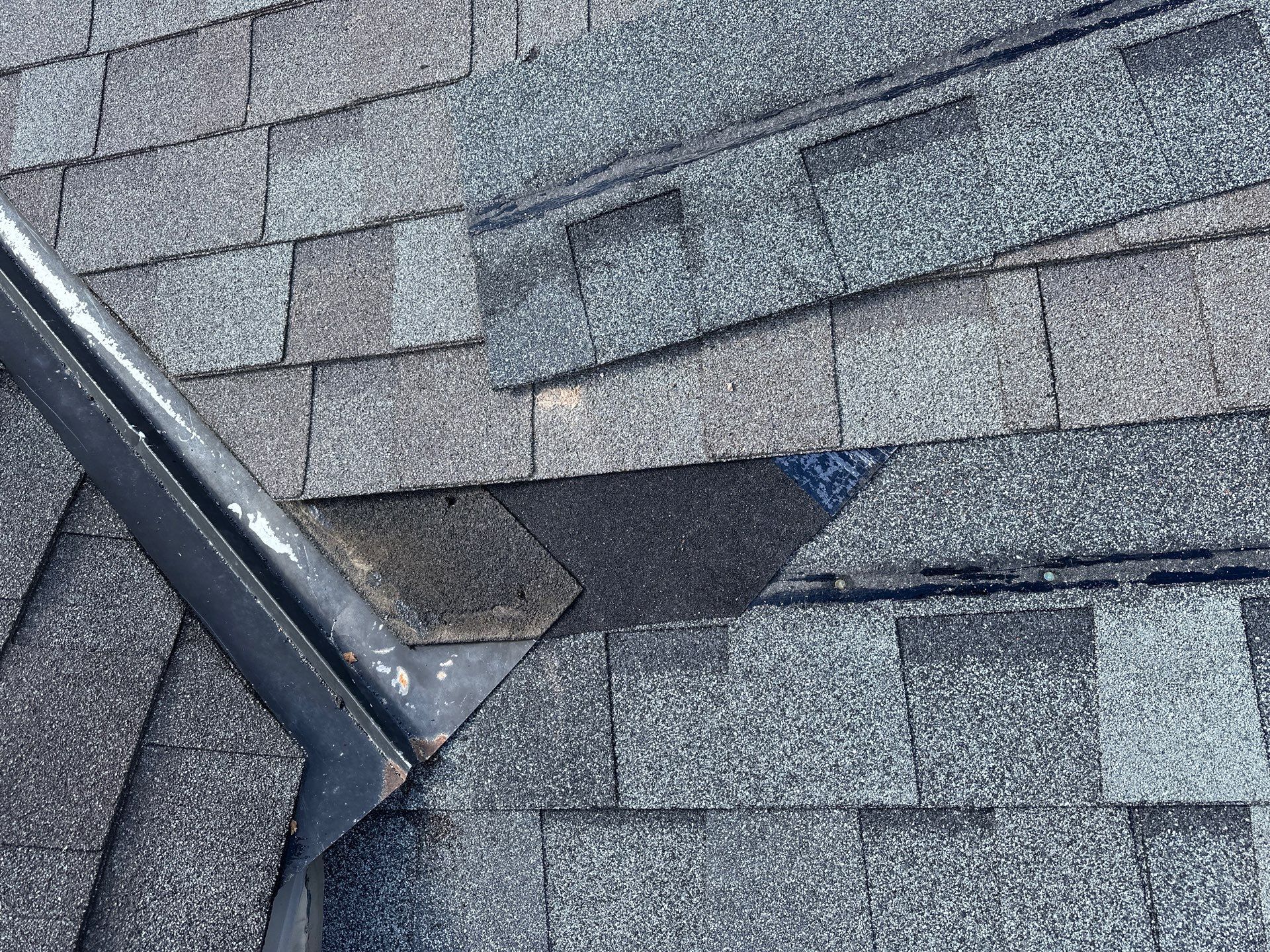 Soffit and Shingle repair  by Gellings Roofing and Siding LLC