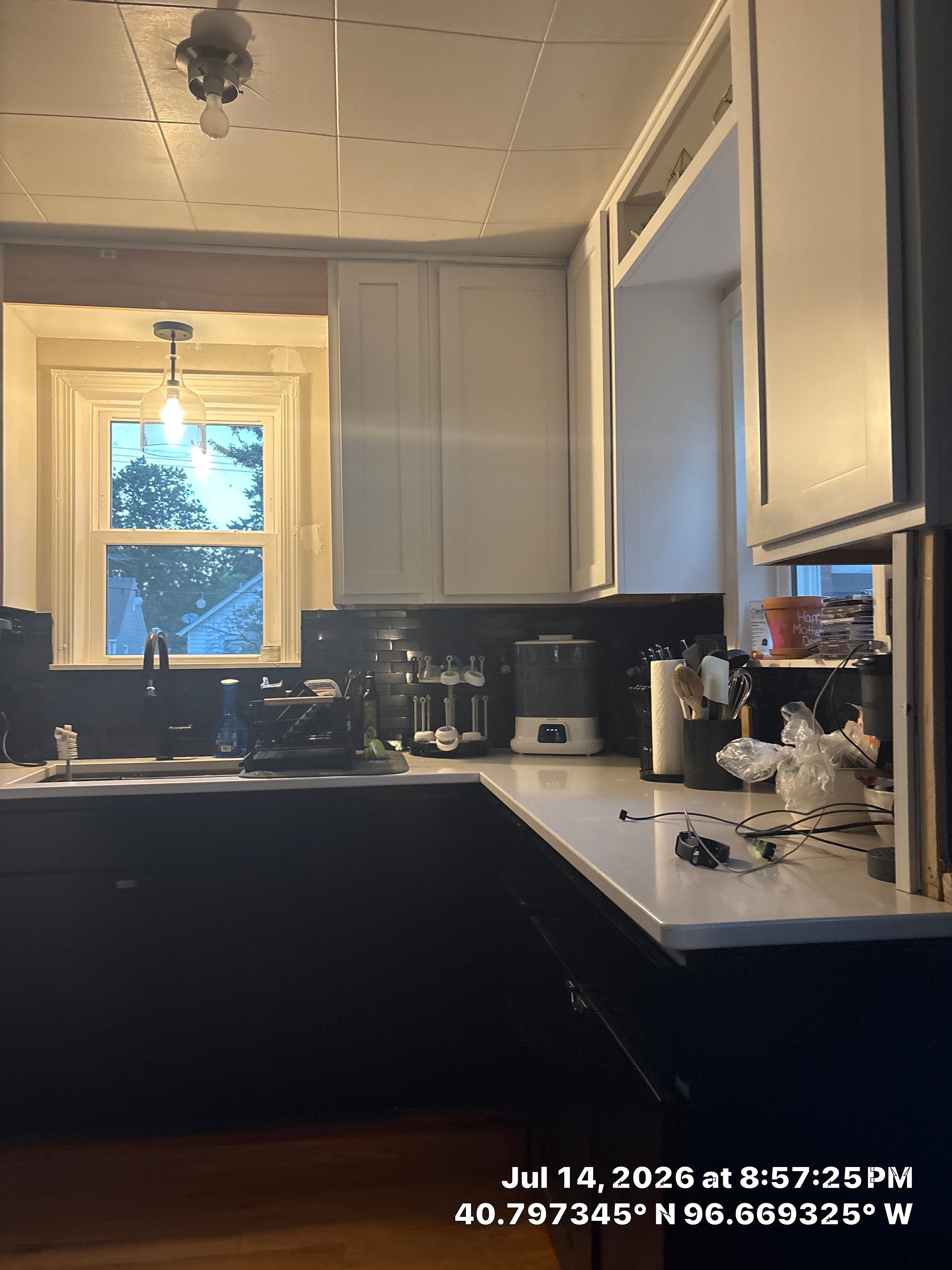 Two-Tone Kitchen Remodel with Quartz Countertops in Lincoln by CompanyCam Sales Demo