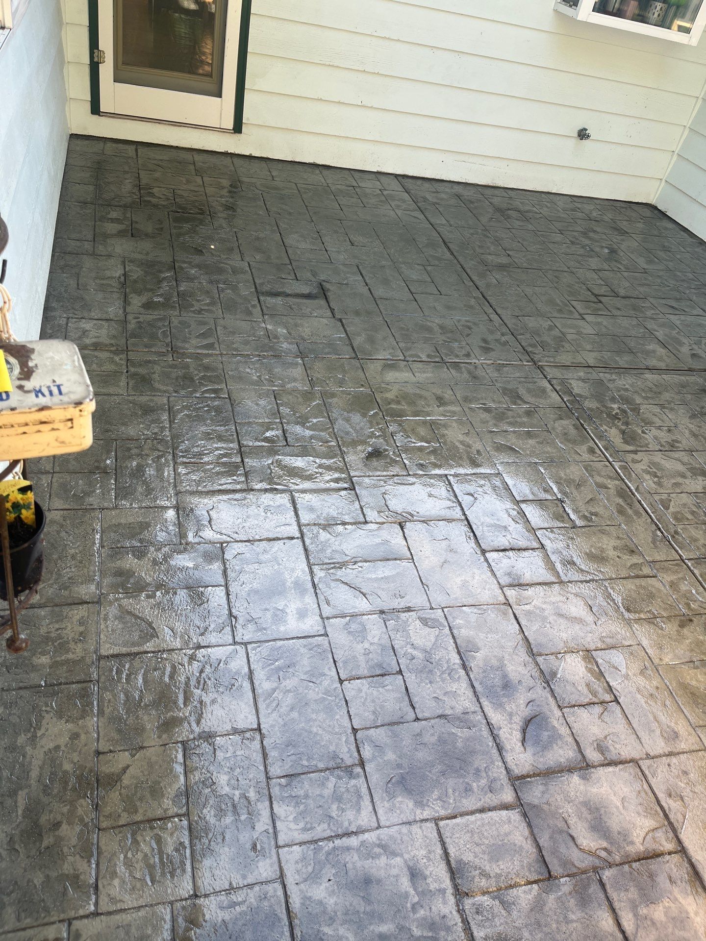 Stamped Concrete Patio and Driveway | Edmonds  by Jireh Asphalt & Concrete Inc 