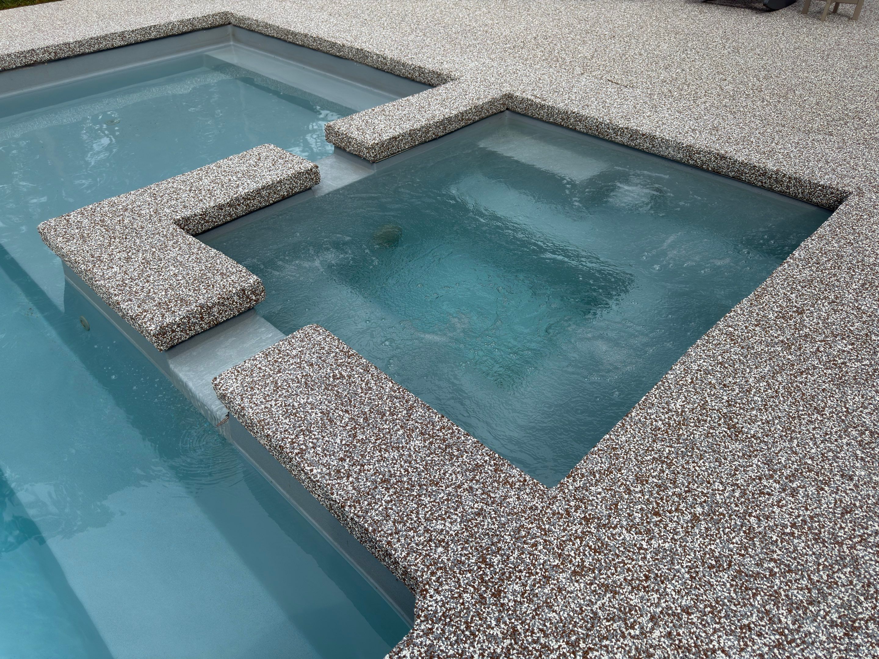 Pool Deck And Verticals Transformation by Elite Floor Solutions