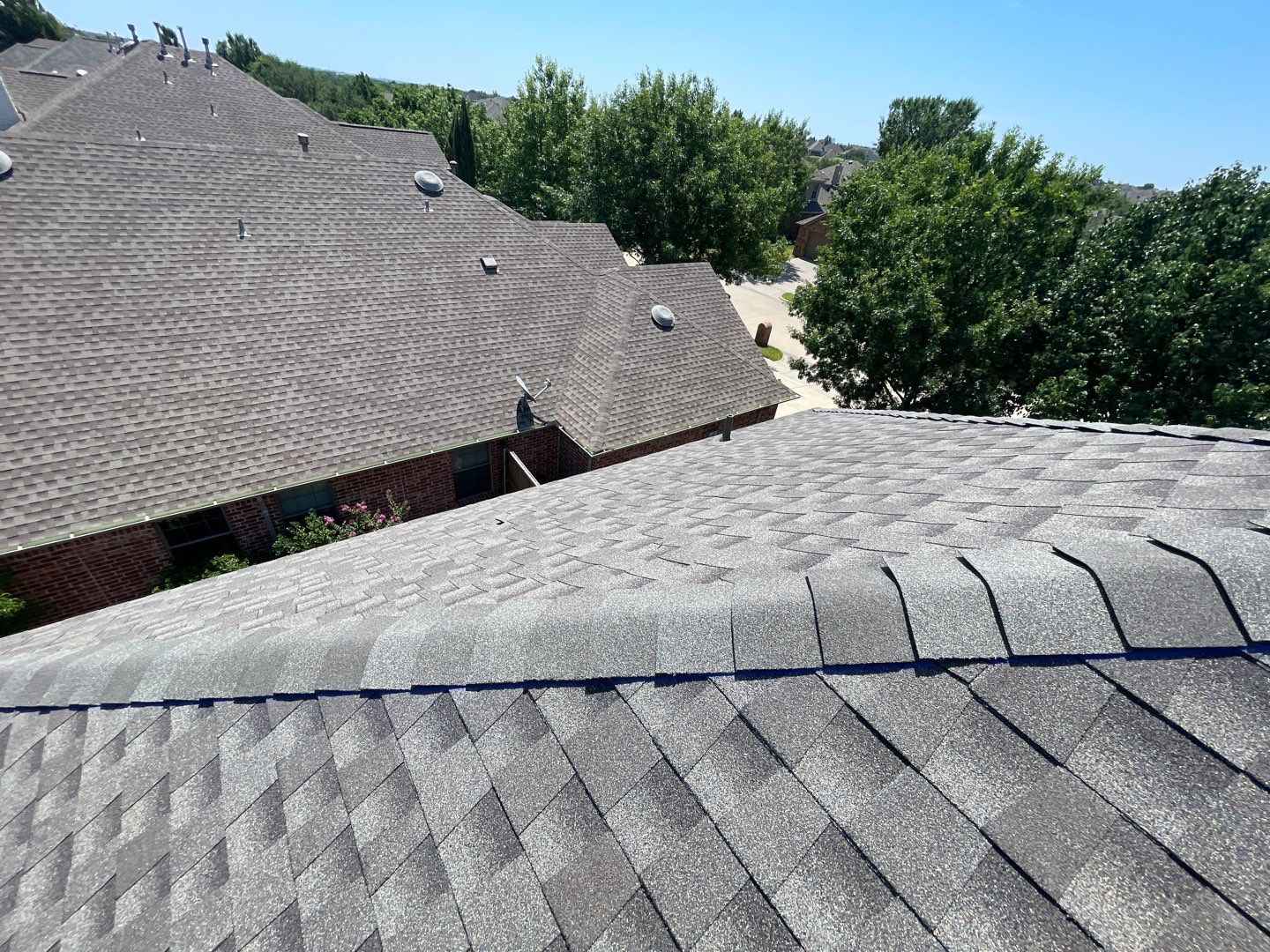 Major Hail Storm Full Roof and Gutter Replacement by First United Roofing & Construction