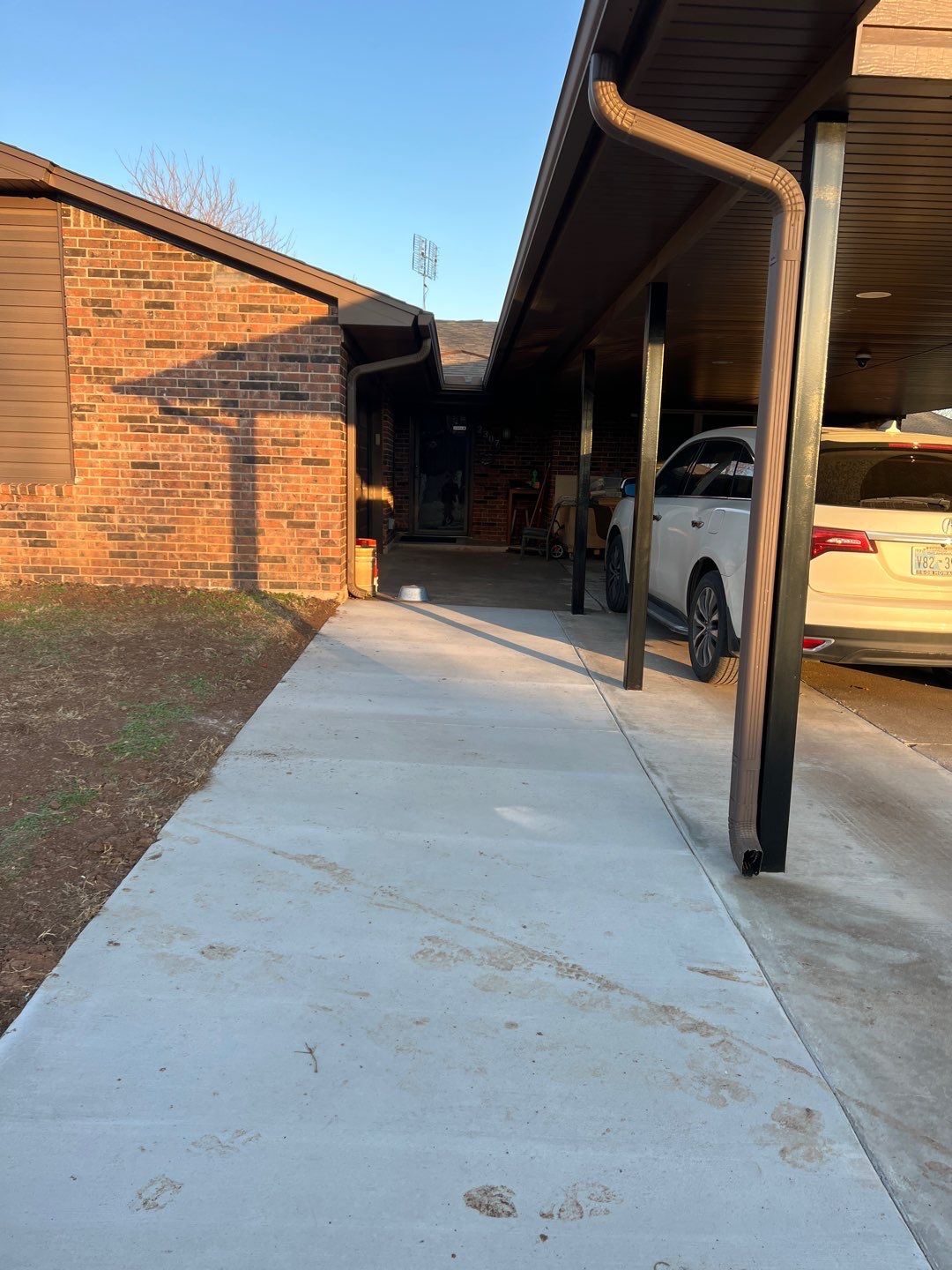 Fence , Concrete Pads , and Tree Removal by Clays Services Inc