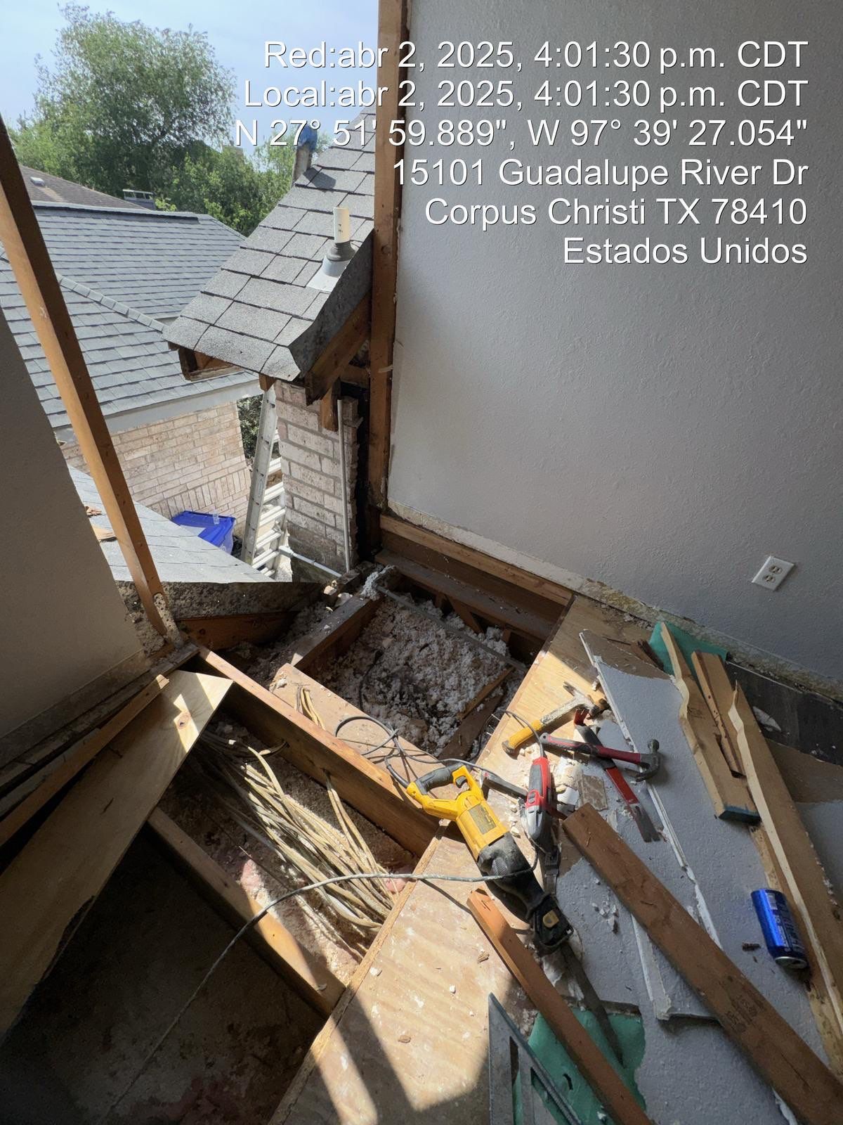 Run down on River Drive by Bayfront Roofing and Construction