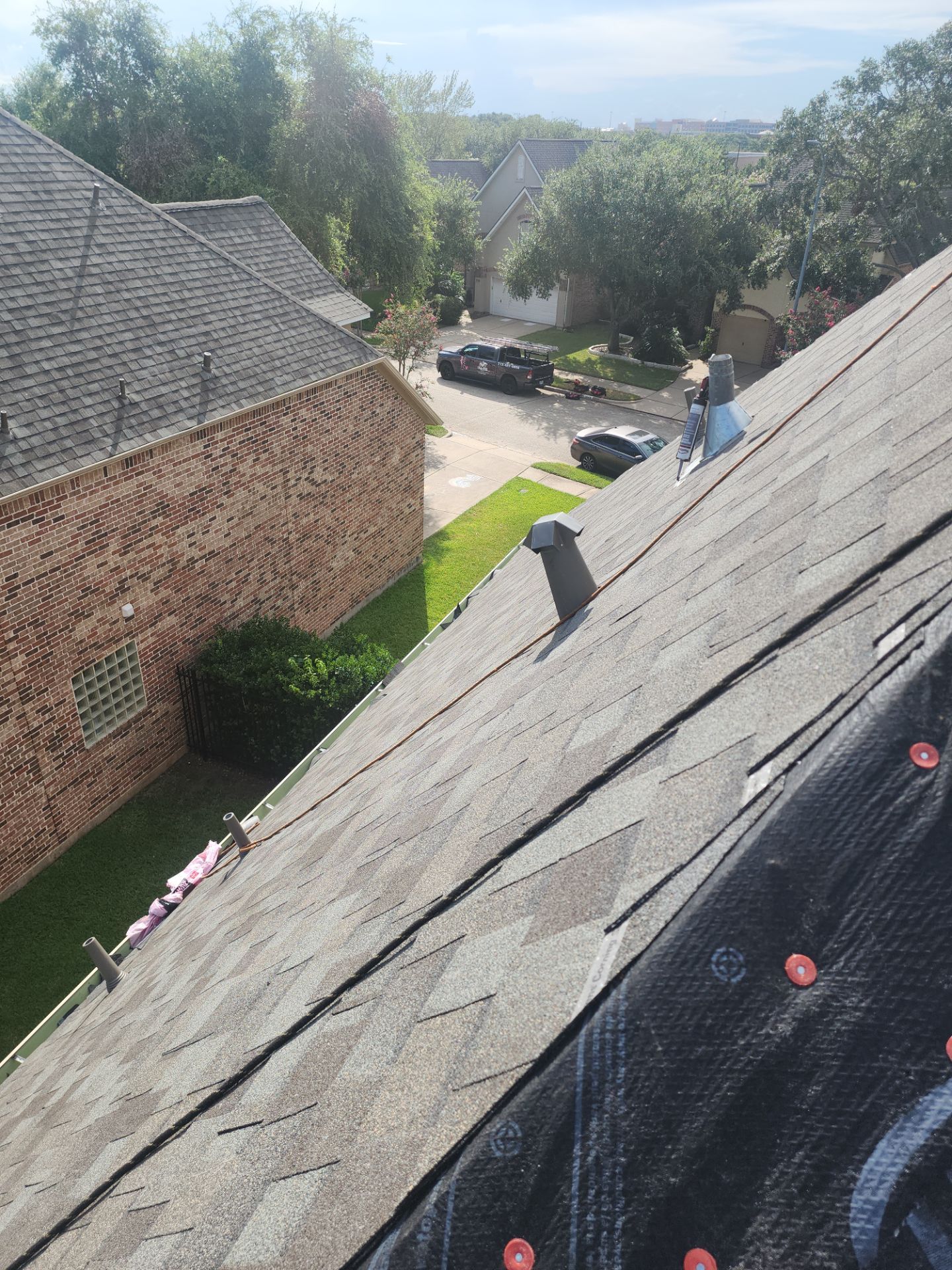 Residential Roofing Installation using Owen's Corning Duration (Lifetime) Shingles by Roof Repair Company