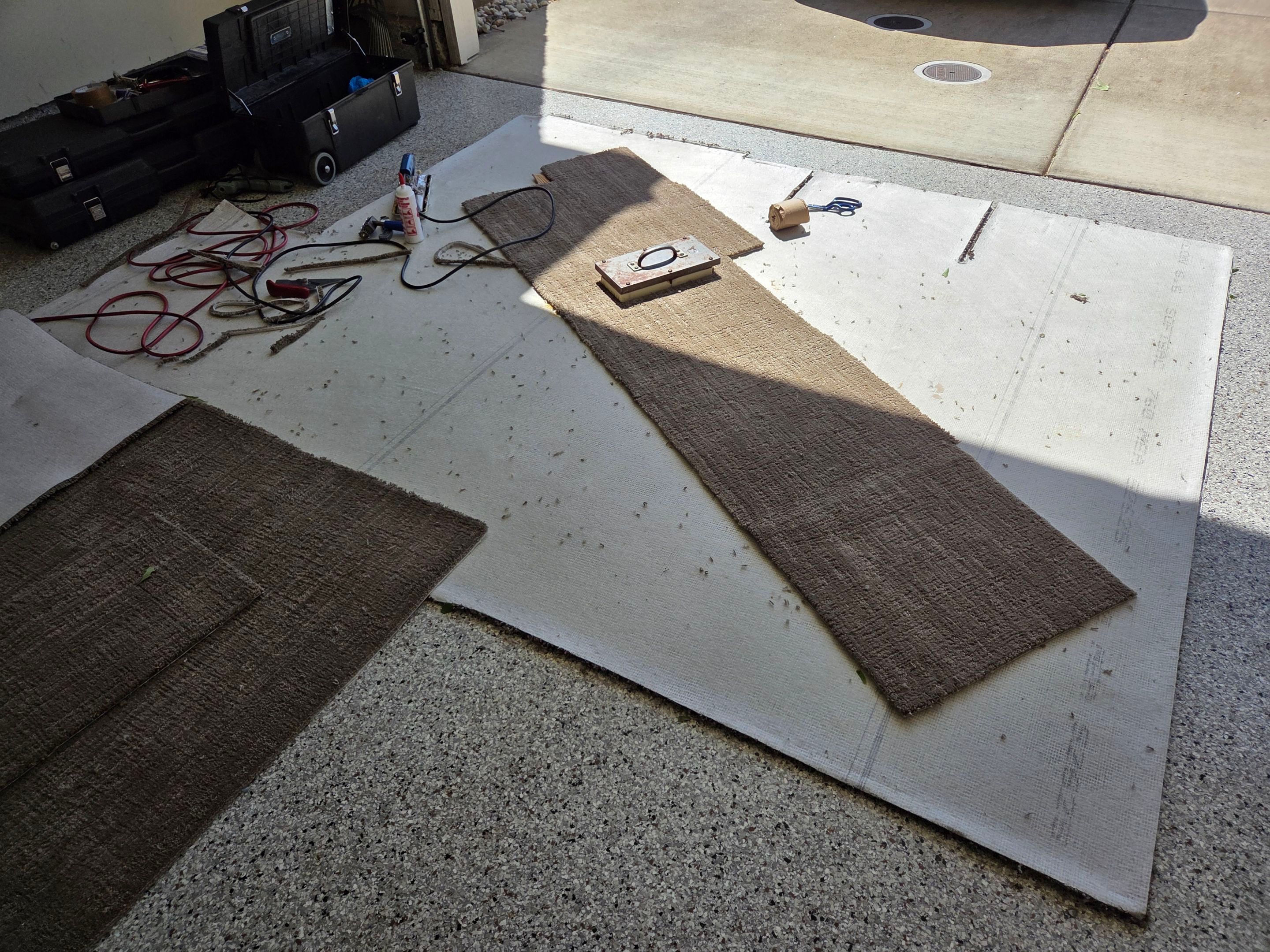Small, Carpet Installation into a Closet by Ardent Carpet Restore LLC