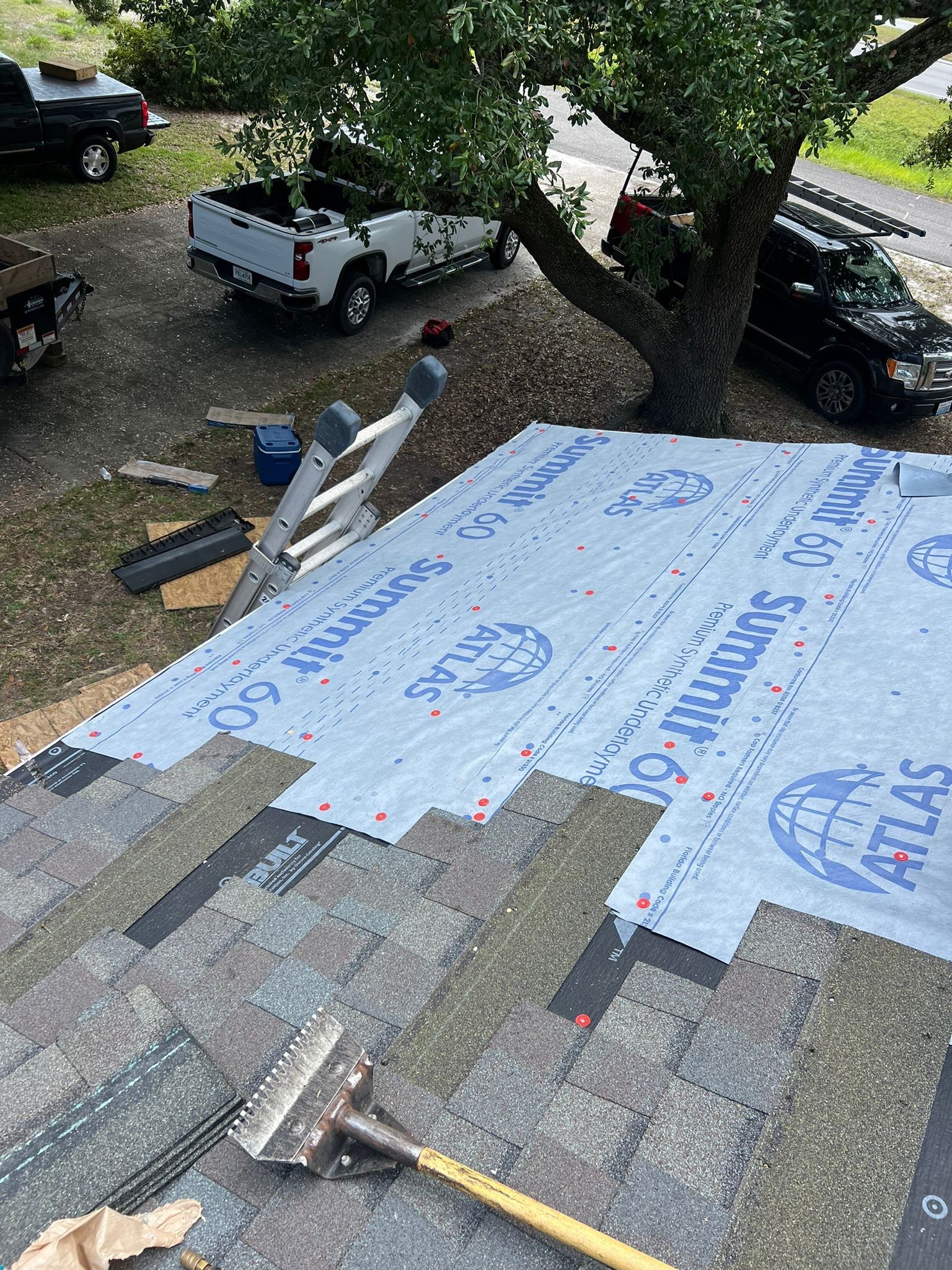 Wilmington Roof Repair with CertainTeed Landmark Weathered Wood Shingles by RGR Construction and Roofing, LLC