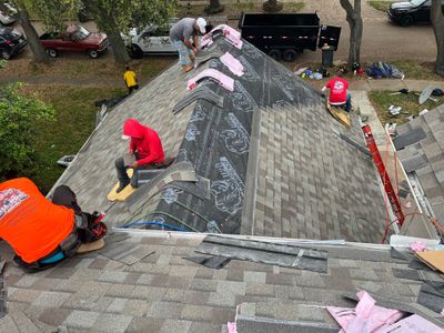 Residential Roofing Installation using Owen's Corning Duration (Lifetime) Shingles