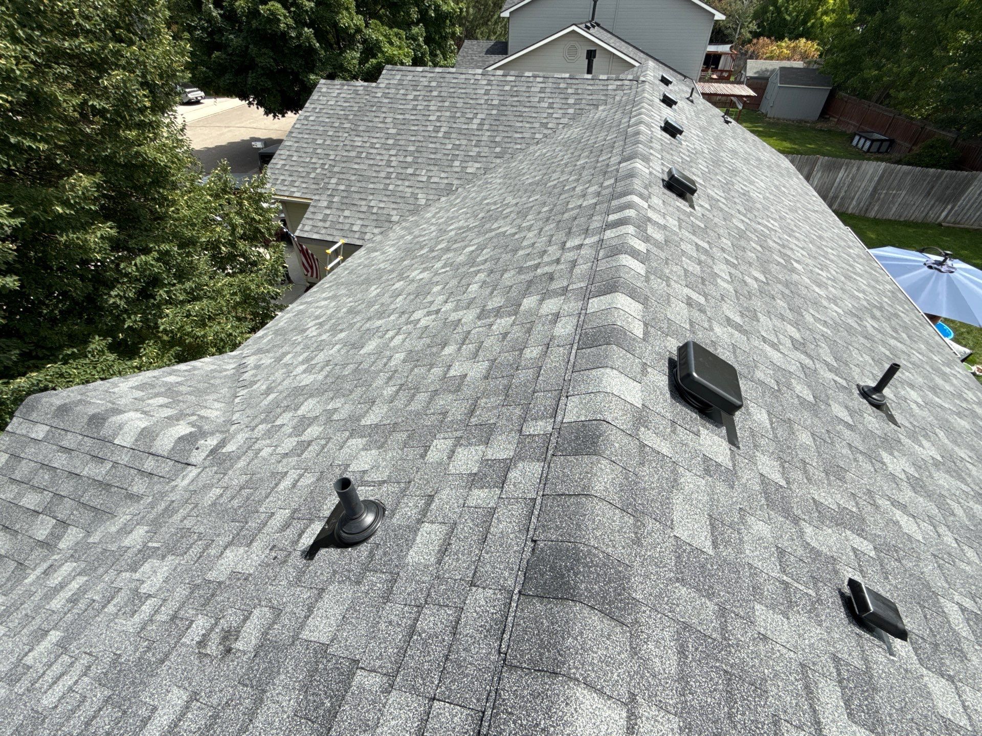 Full Residential Roof Replacement in Kuna Featuring Architectural Shingles by Olive Roofing