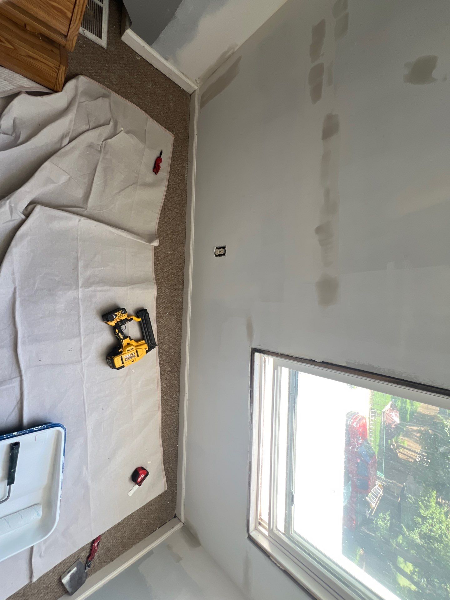 Roof replacement and interior repair by wind damage by Just Brilliant Restoration JBR