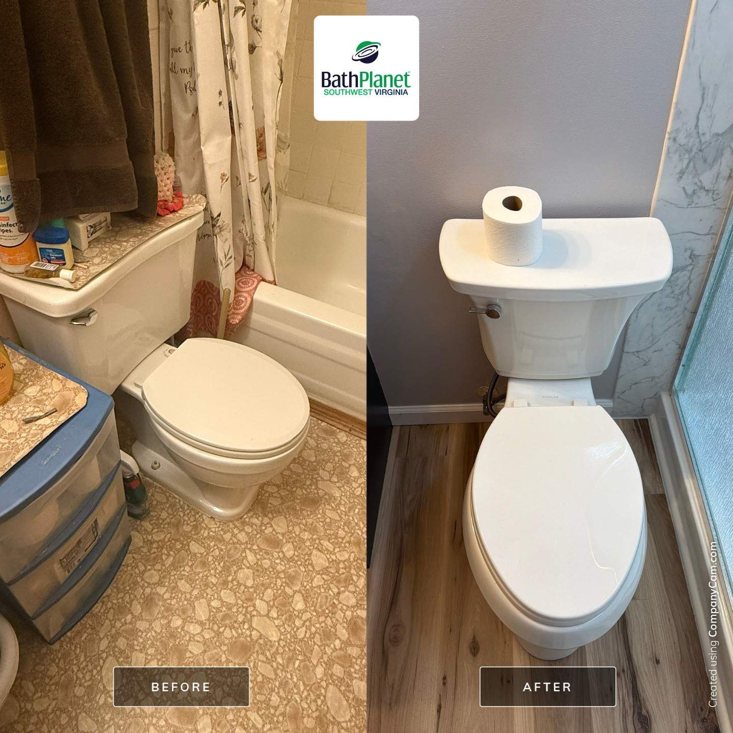 Tub to Shower Remodel by BathPlanet SW Virginia