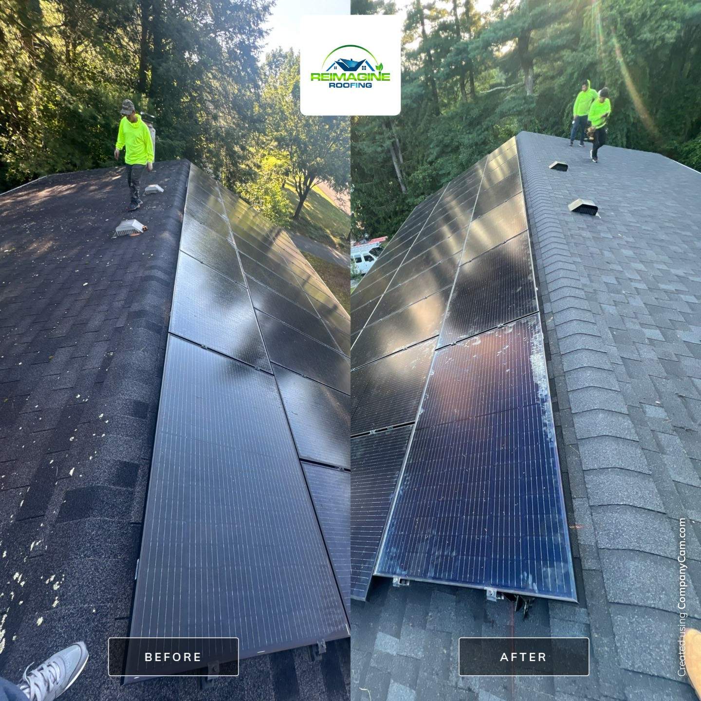 Onyx Black Shingles by Reimagine Roofing