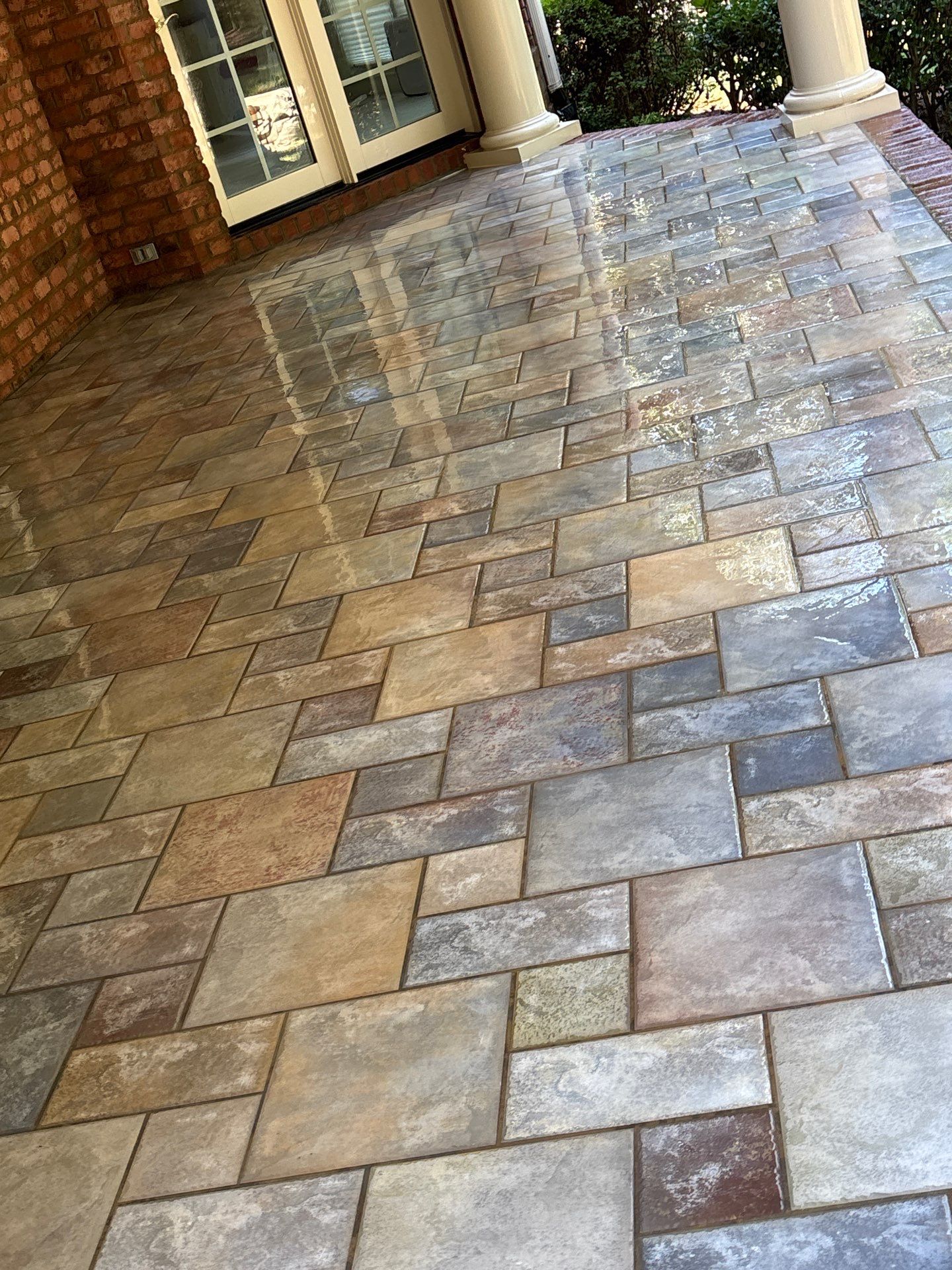 Pavers using Concrete Sealant by DuraSeal