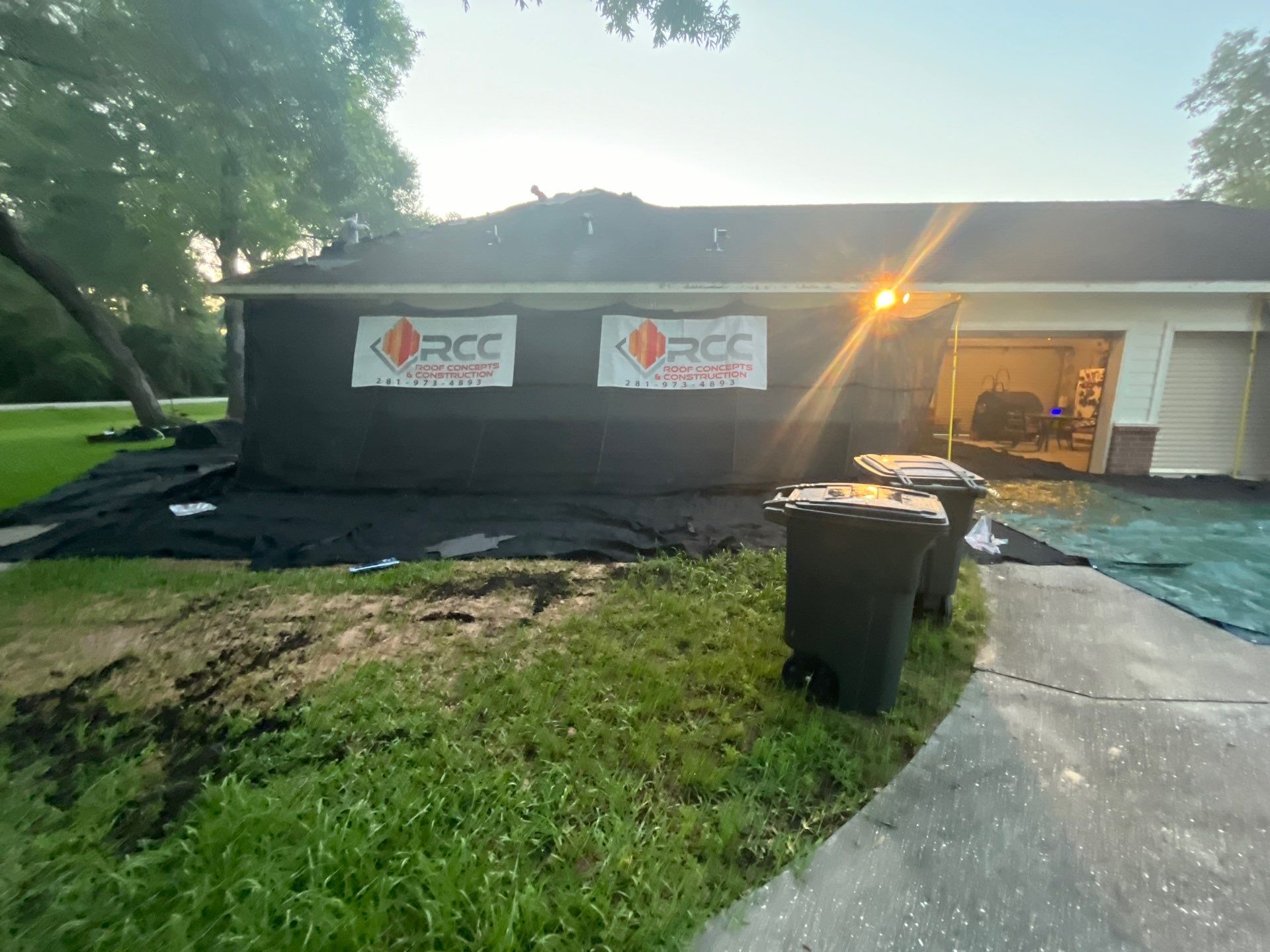 Residential Roofing Installation using Malarkey Vista Impact Resistant by Roof Concepts Construction