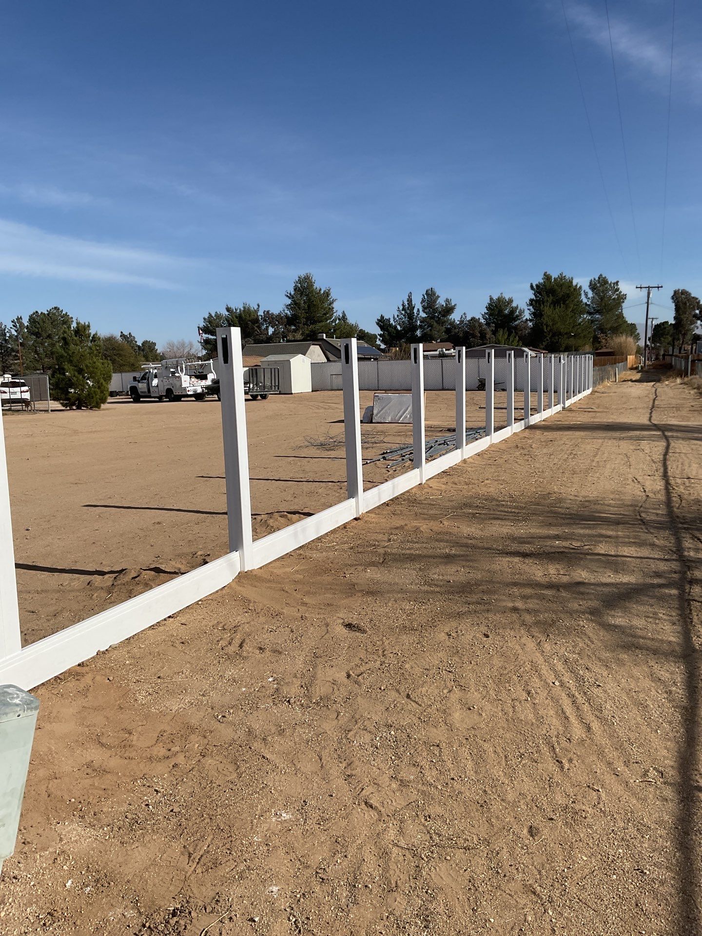 Fence Installation using Vinyl by Fence Guys Inc. 