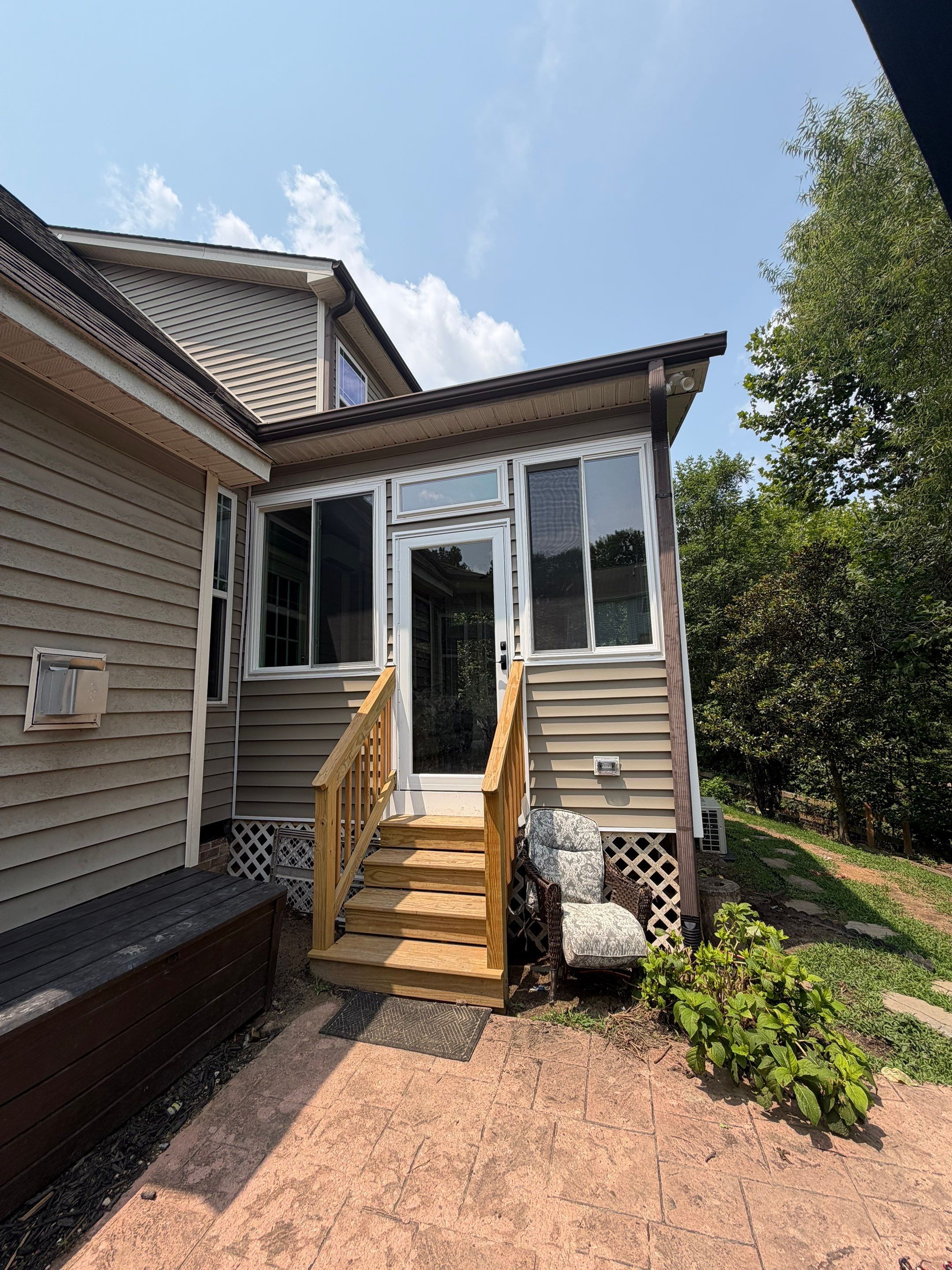 Custom Sunroom Conversion and Screened Porch Addition in Wake Forest by The Remodeling Company