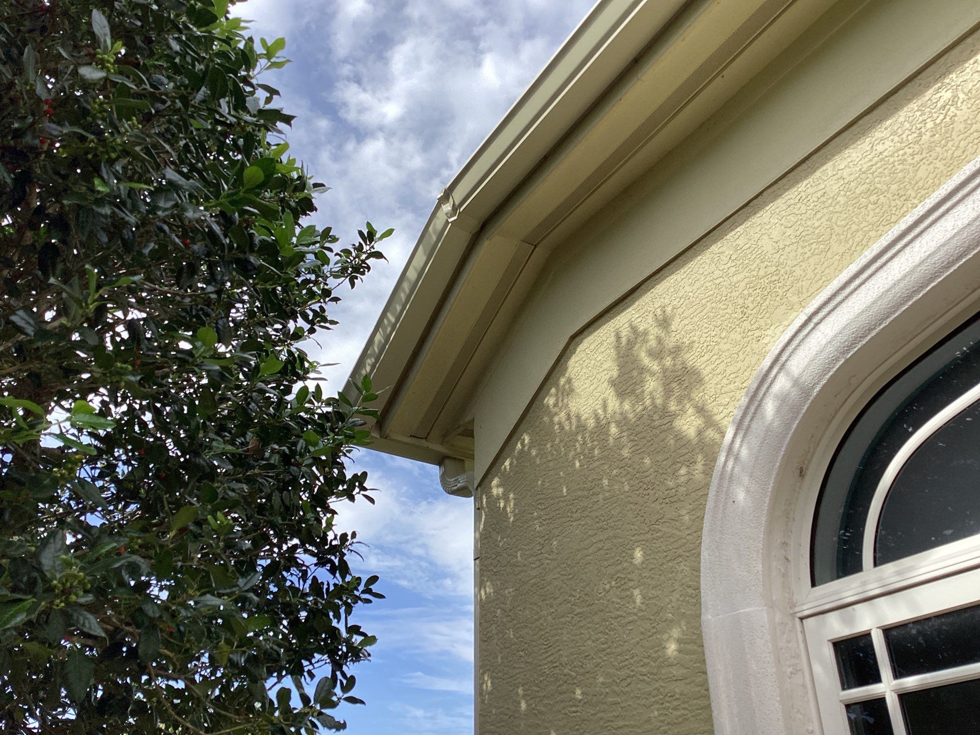 Gutter Project 7 inch seamless gutters using Cameo Gutters in Sarasota FL by Gutter Professors